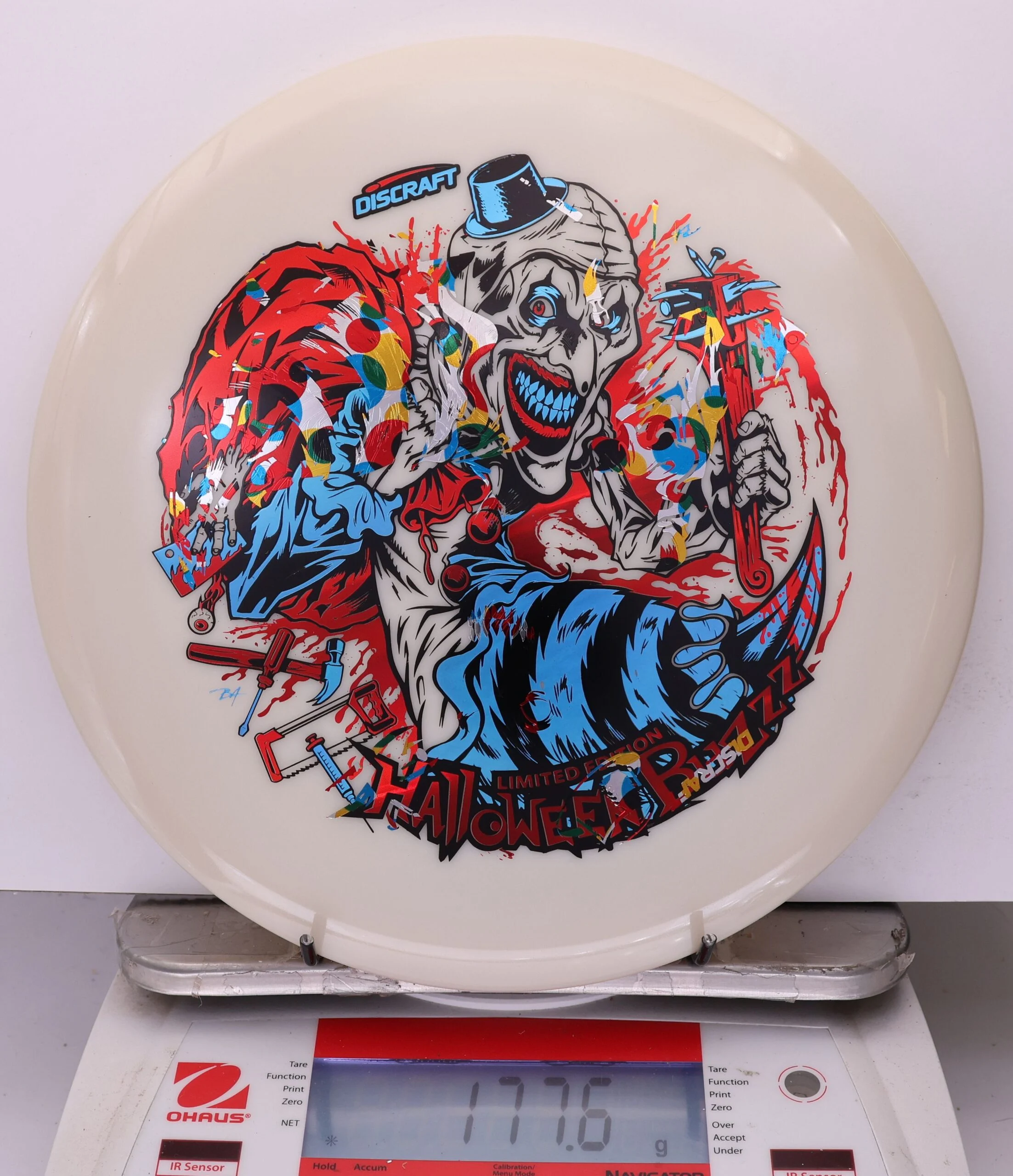 1041064 X-Out Glow ESP Buzzz, Tri-Foil - Halloween Edition 2025 - #436 White, 178