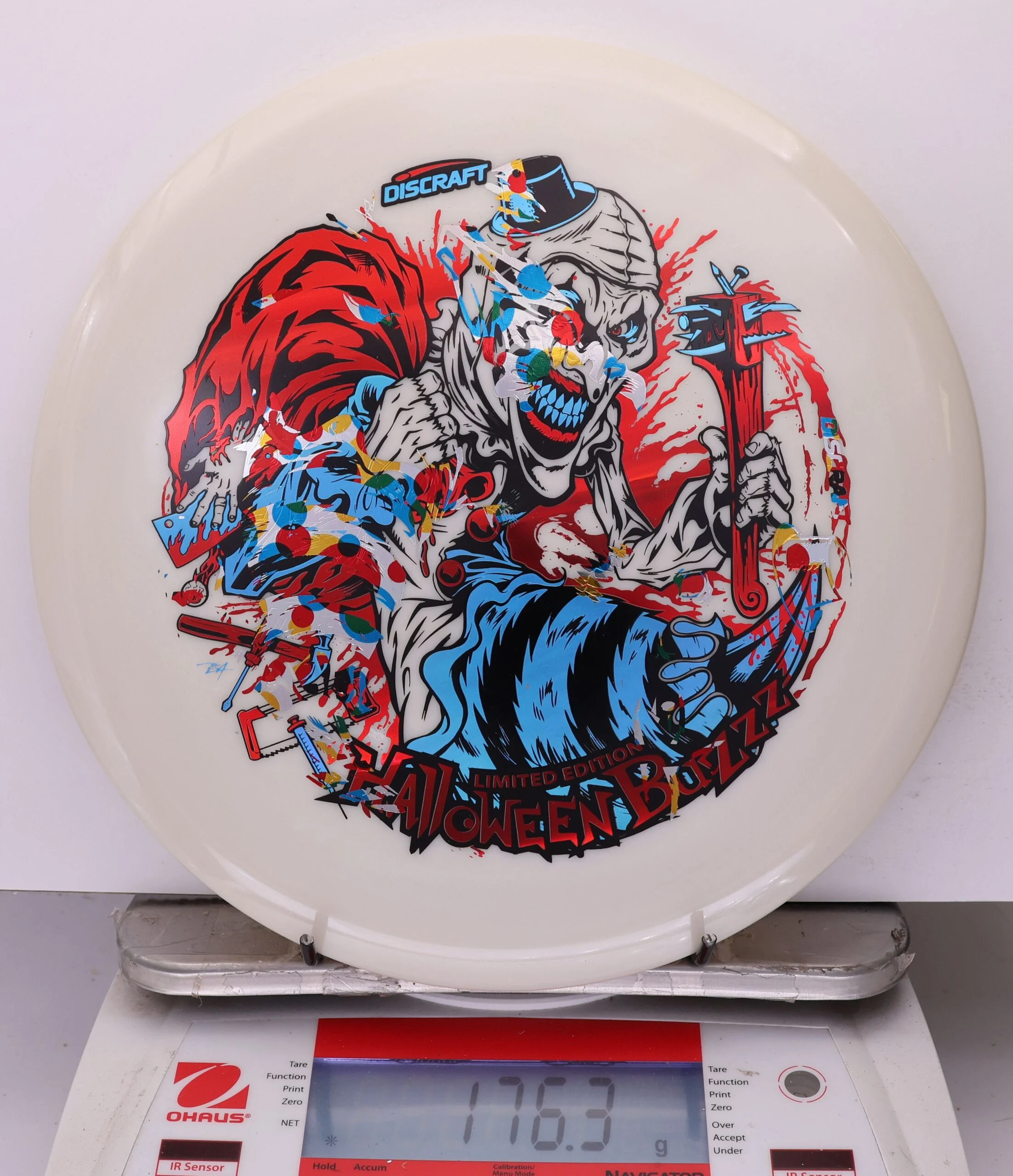 1041065 X-Out Glow ESP Buzzz, Tri-Foil - Halloween Edition 2025 - #437 White, 176