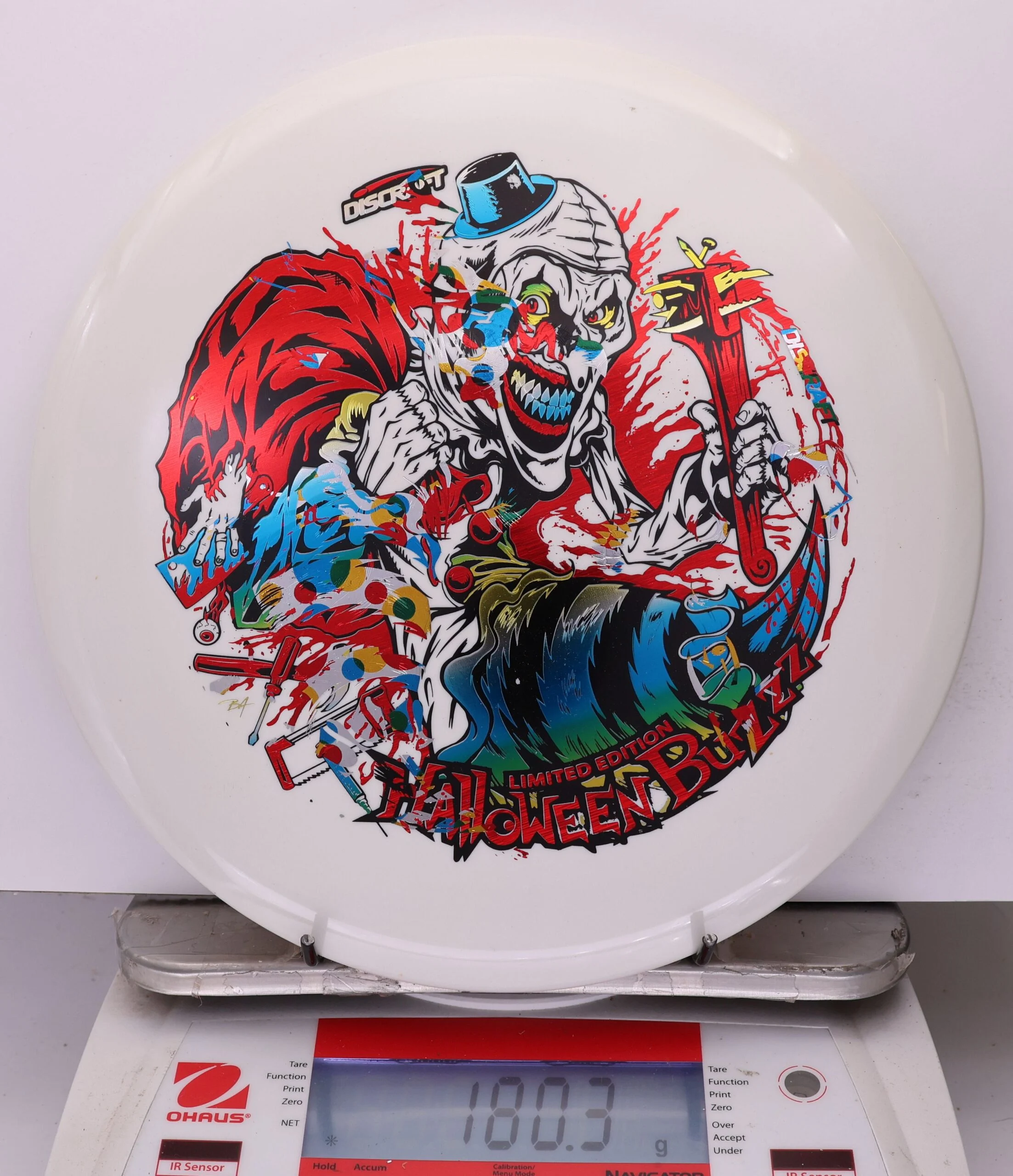 1041066 X-Out Glow ESP Buzzz, Tri-Foil - Halloween Edition 2025 - #438 White, 180