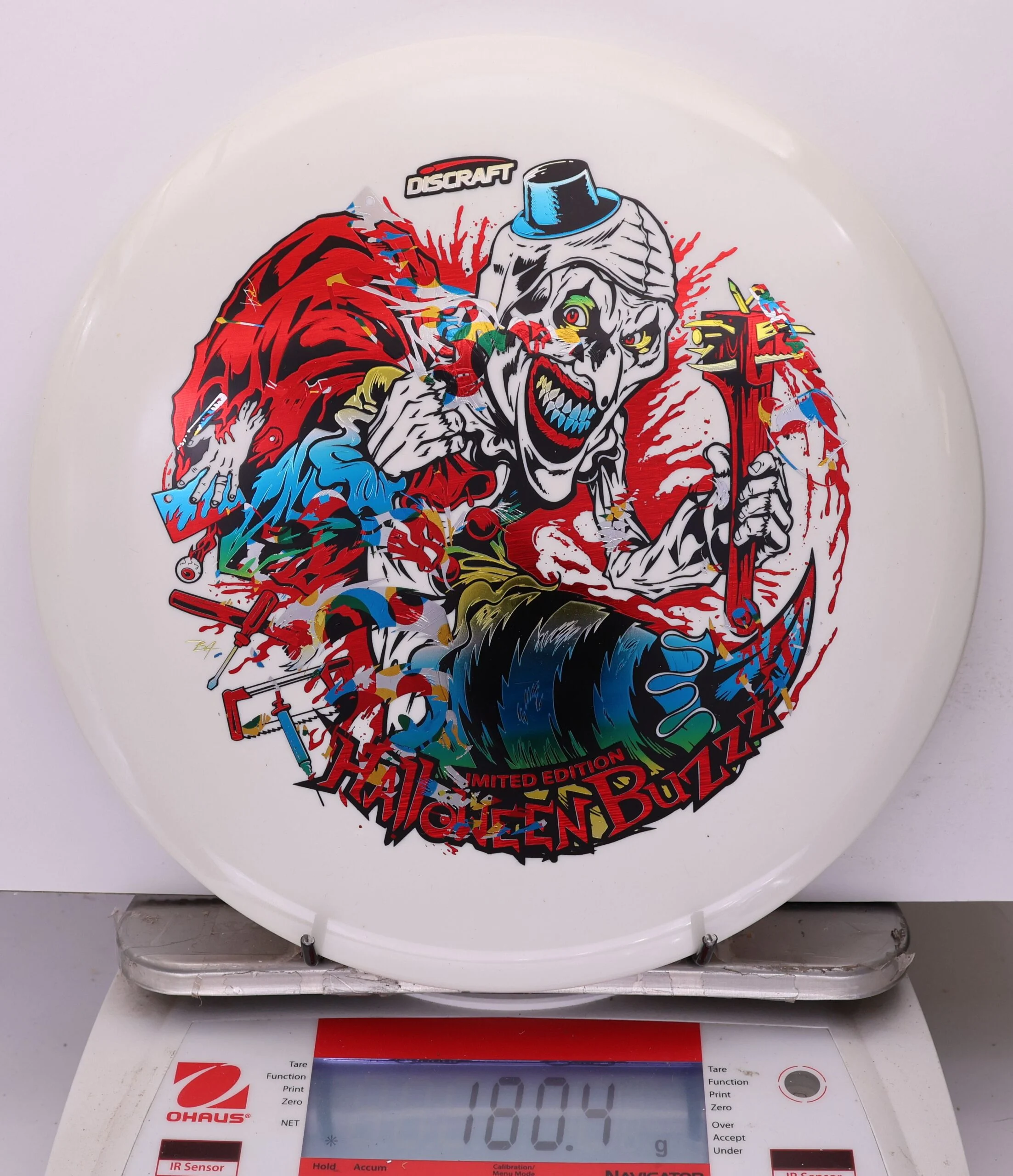 1041088 X-Out Glow ESP Buzzz, Tri-Foil - Halloween Edition 2025 - #439 White, 180