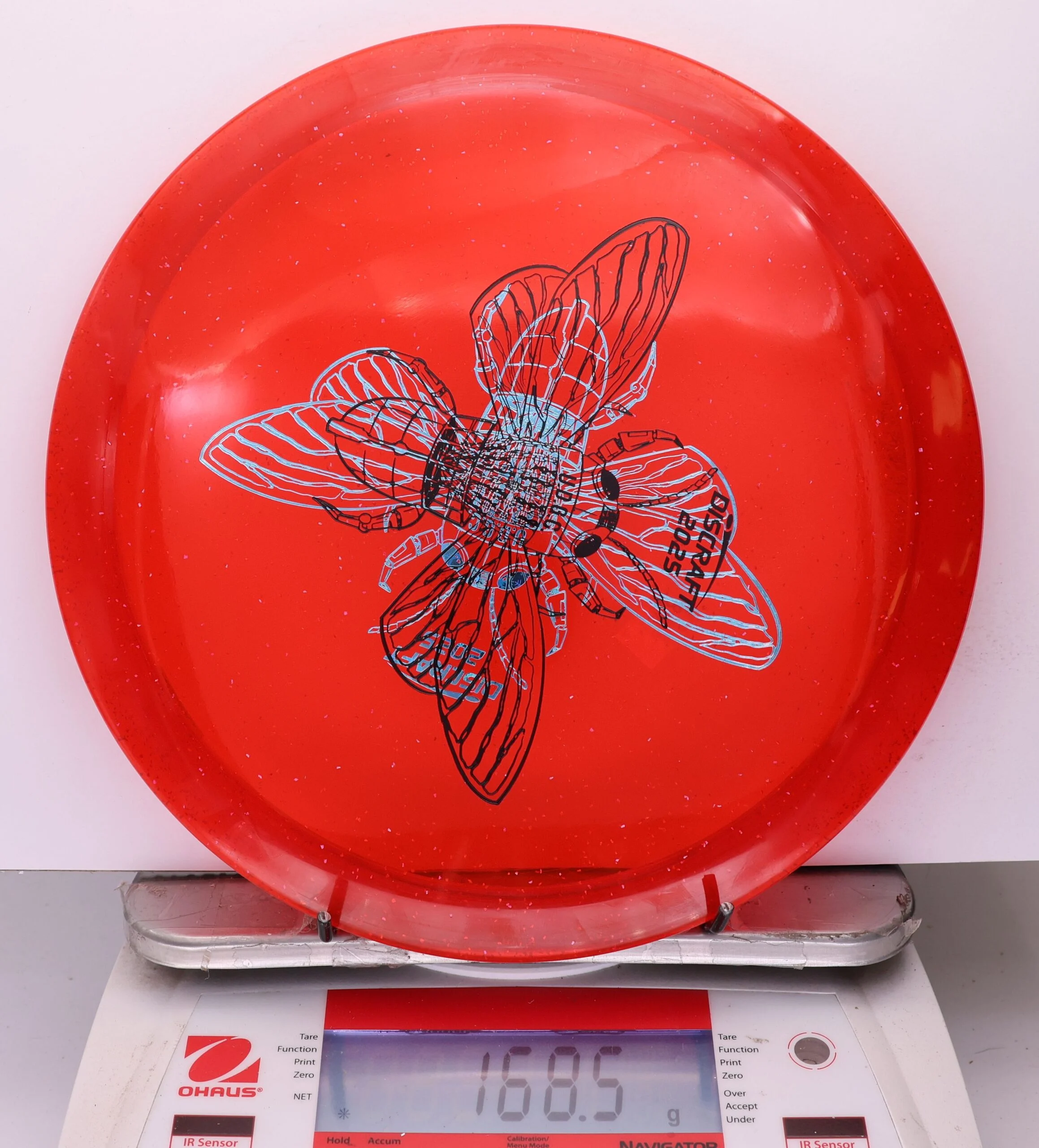 1043037 X-Out Z Sparkle Cicada - #418 Red, 169