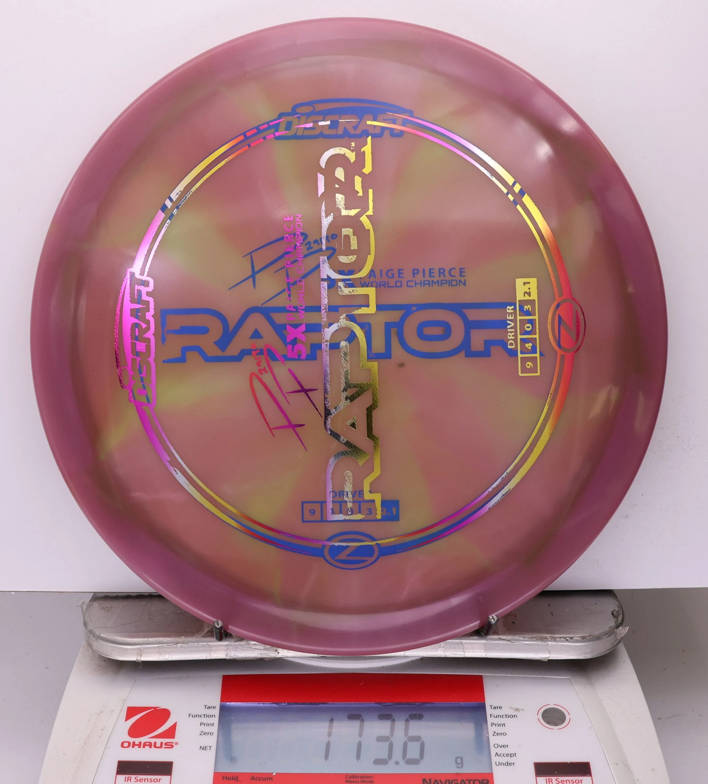 1043044 X-Out Z Raptor, Paige Pierce 5x - #415 MaroonGrellow, 174