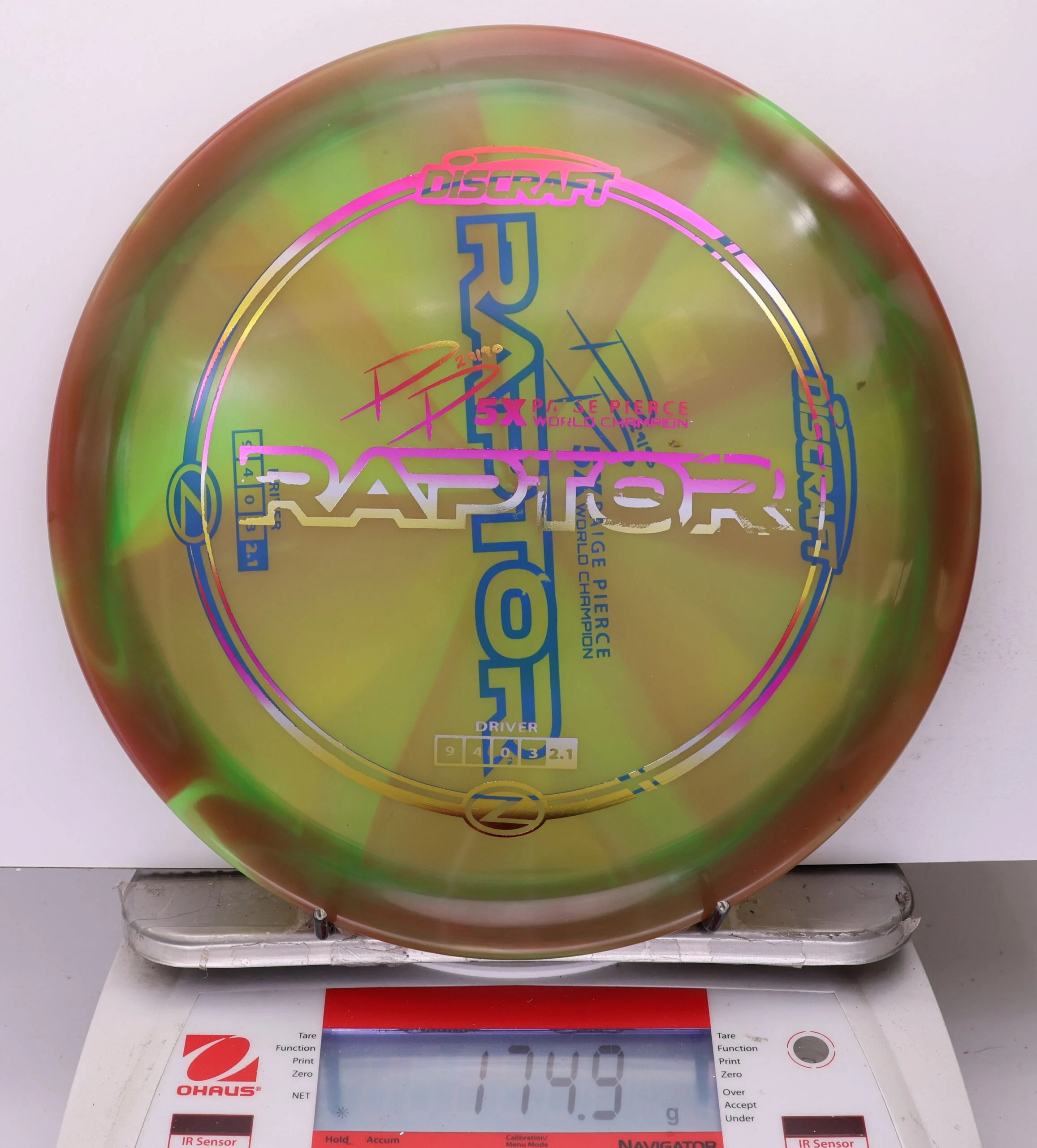 1043066 X-Out Z Raptor, Paige Pierce 5x - #419 OrangeGreen, 175