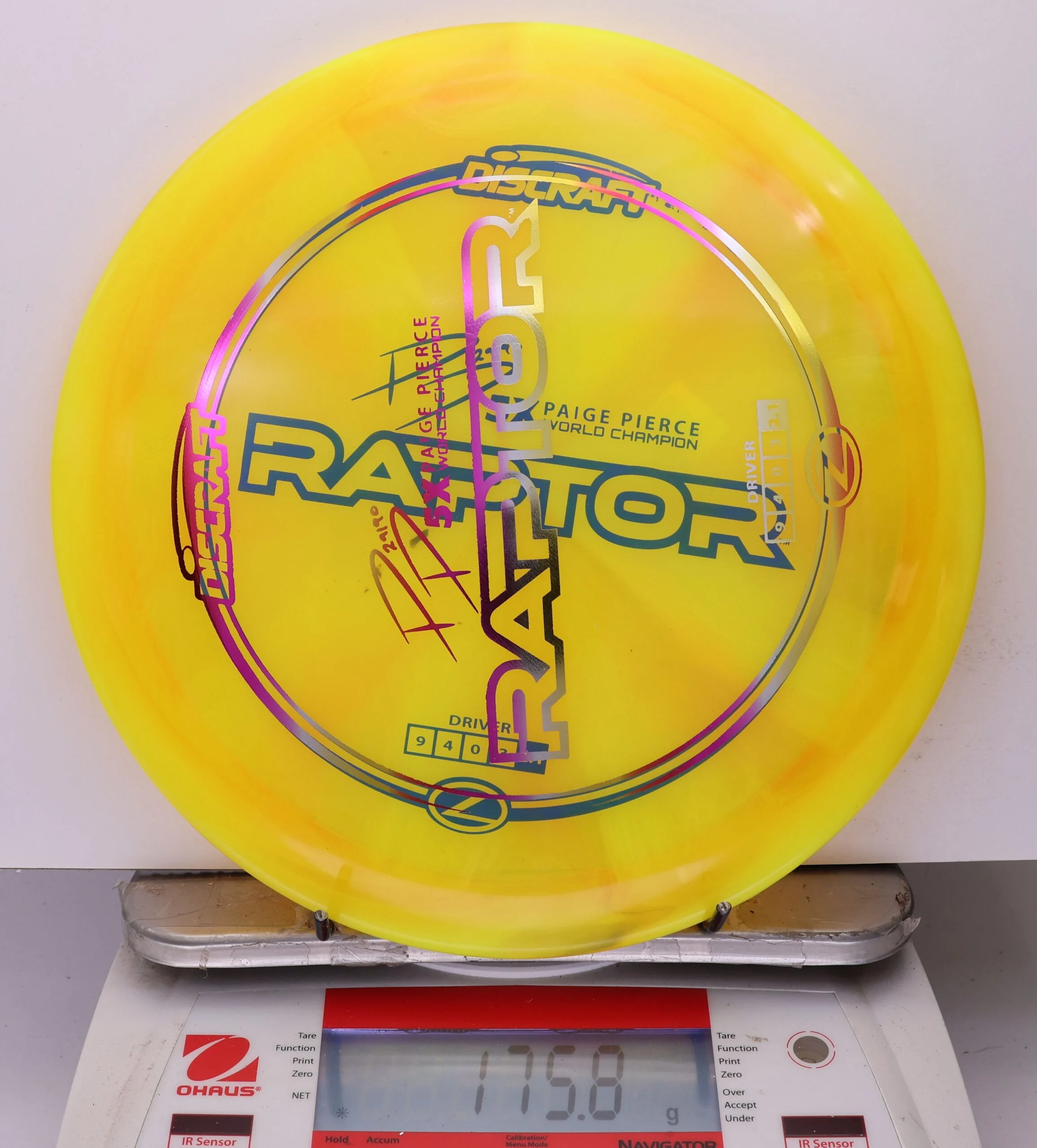 1043067 X-Out Z Raptor, Paige Pierce 5x - #420 Yellow, 176