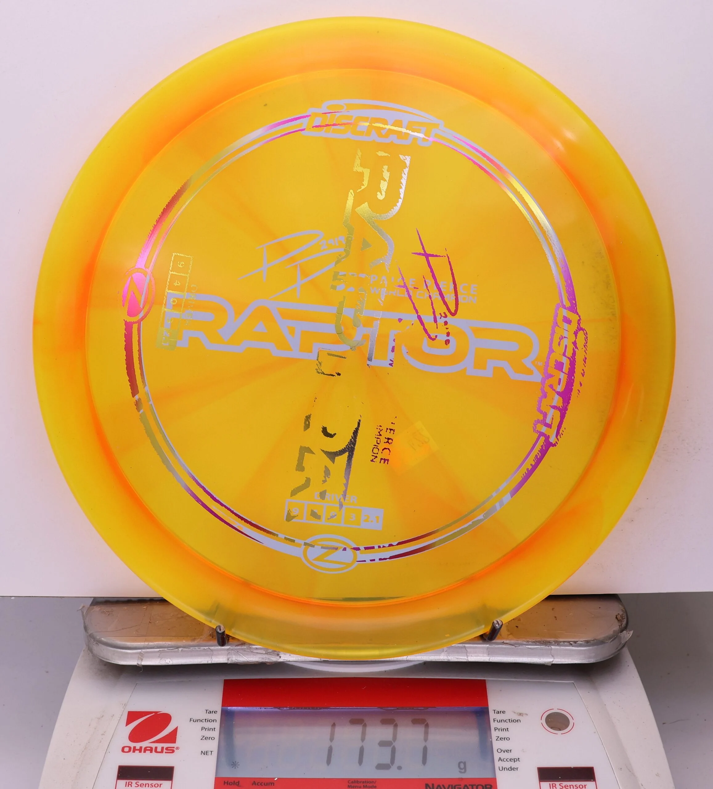 1043083 X-Out Z Raptor, Paige Pierce 5x - #422 YellowOrange, 174