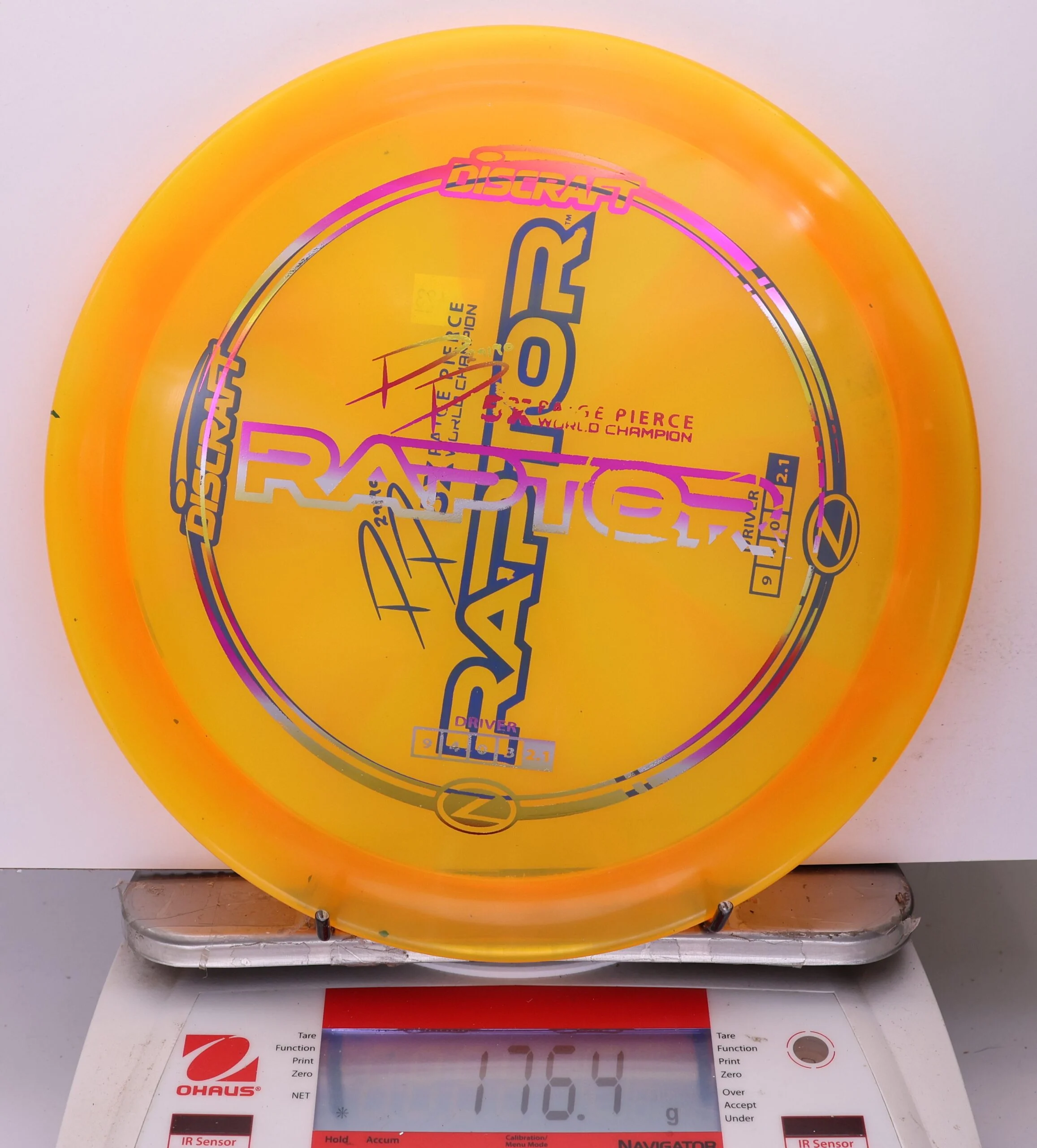 1043084 X-Out Z Raptor, Paige Pierce 5x - #423 YellowOrange, 176