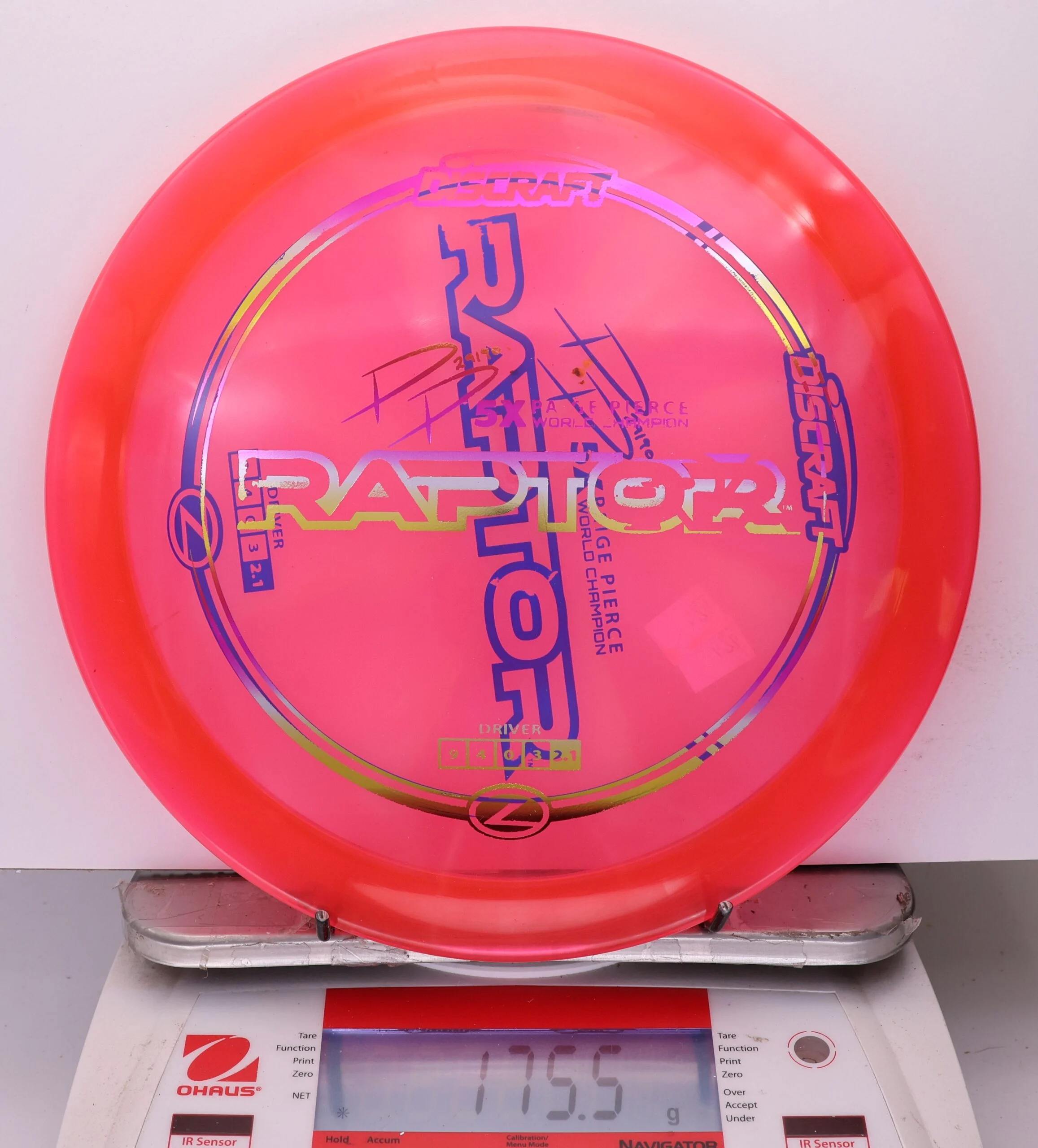 1043085 X-Out Z Raptor, Paige Pierce 5x - #424 PinkRed, 176