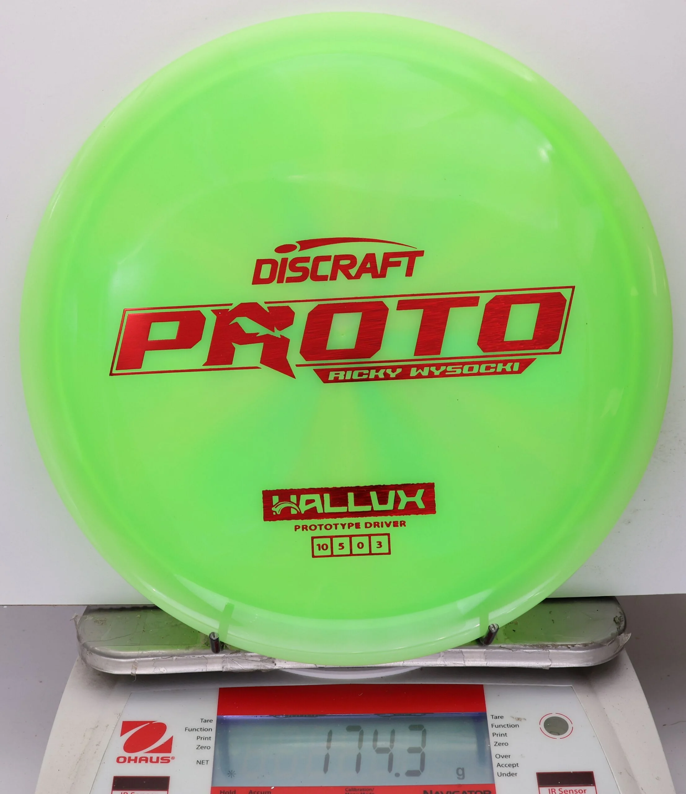 1043427 X-Out Prototype ESP Hallux, Ricky Wysocki - #417 Green, 174