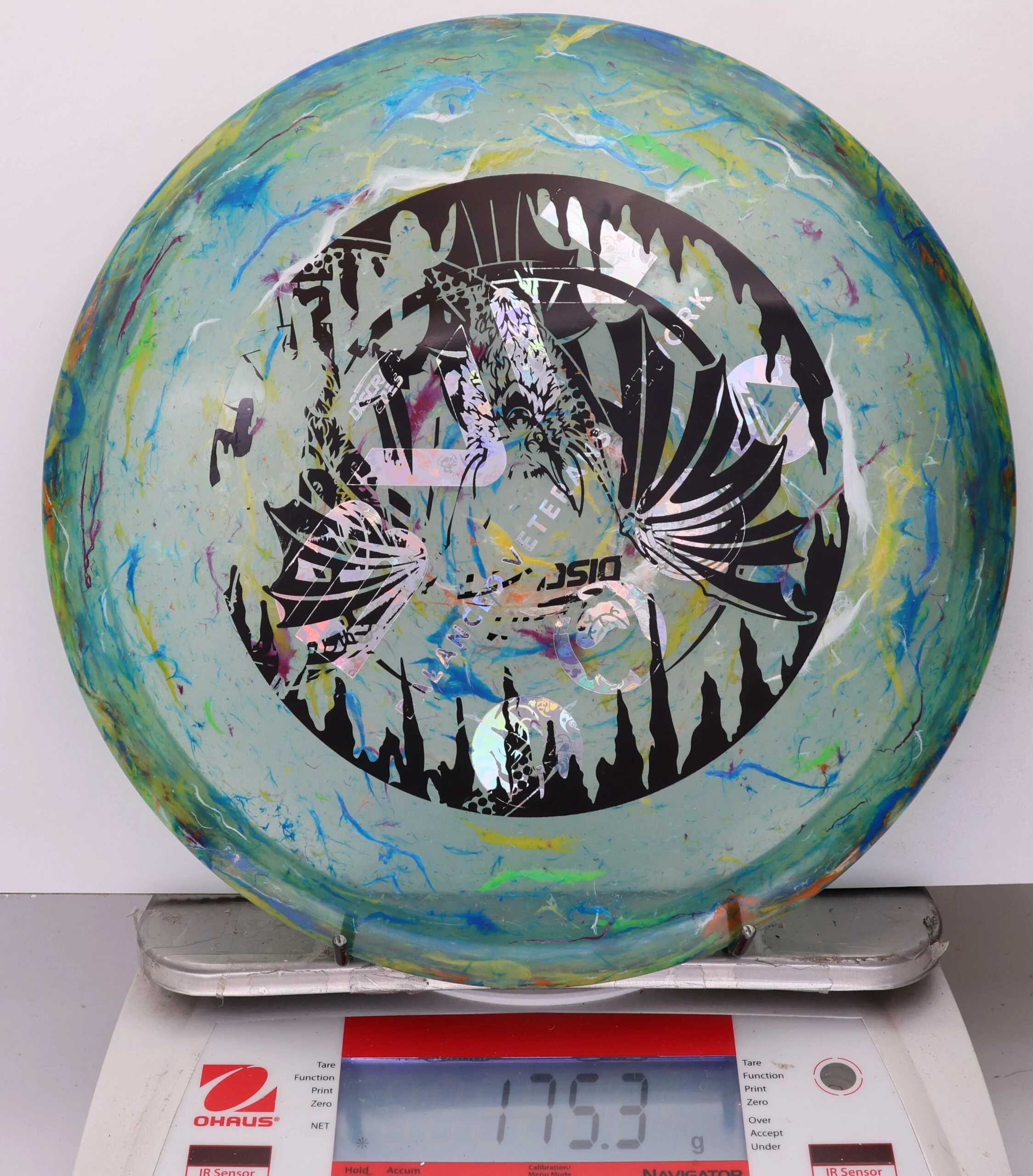 1043450 X-Out Z FLX Jawbreaker Buzzz SS - #415 BlueGrnYellow, 175