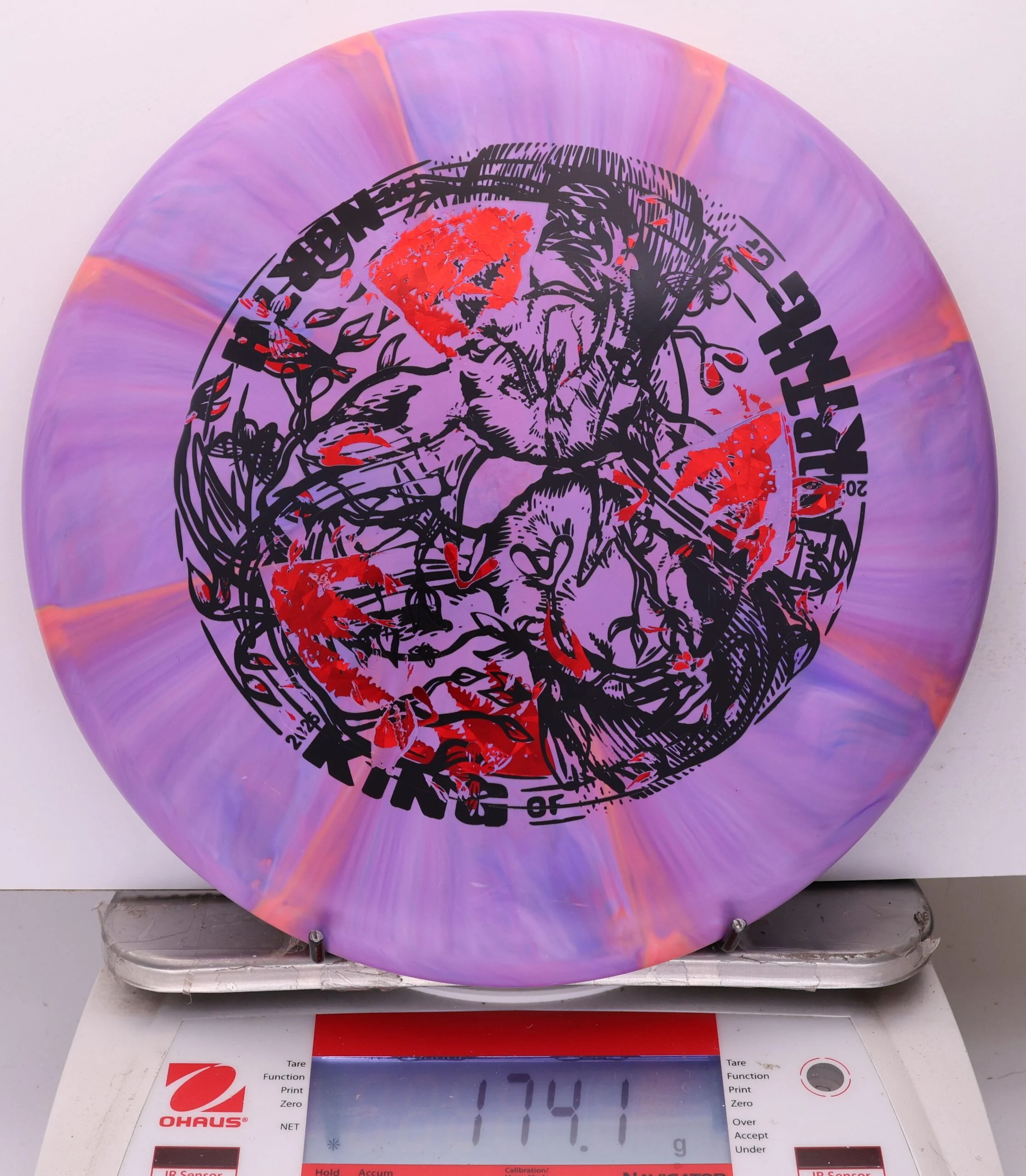 1043885 X-Out Crazy Tuff Swirl Kratos, Paul McBeth - #415 PurplePink, 174