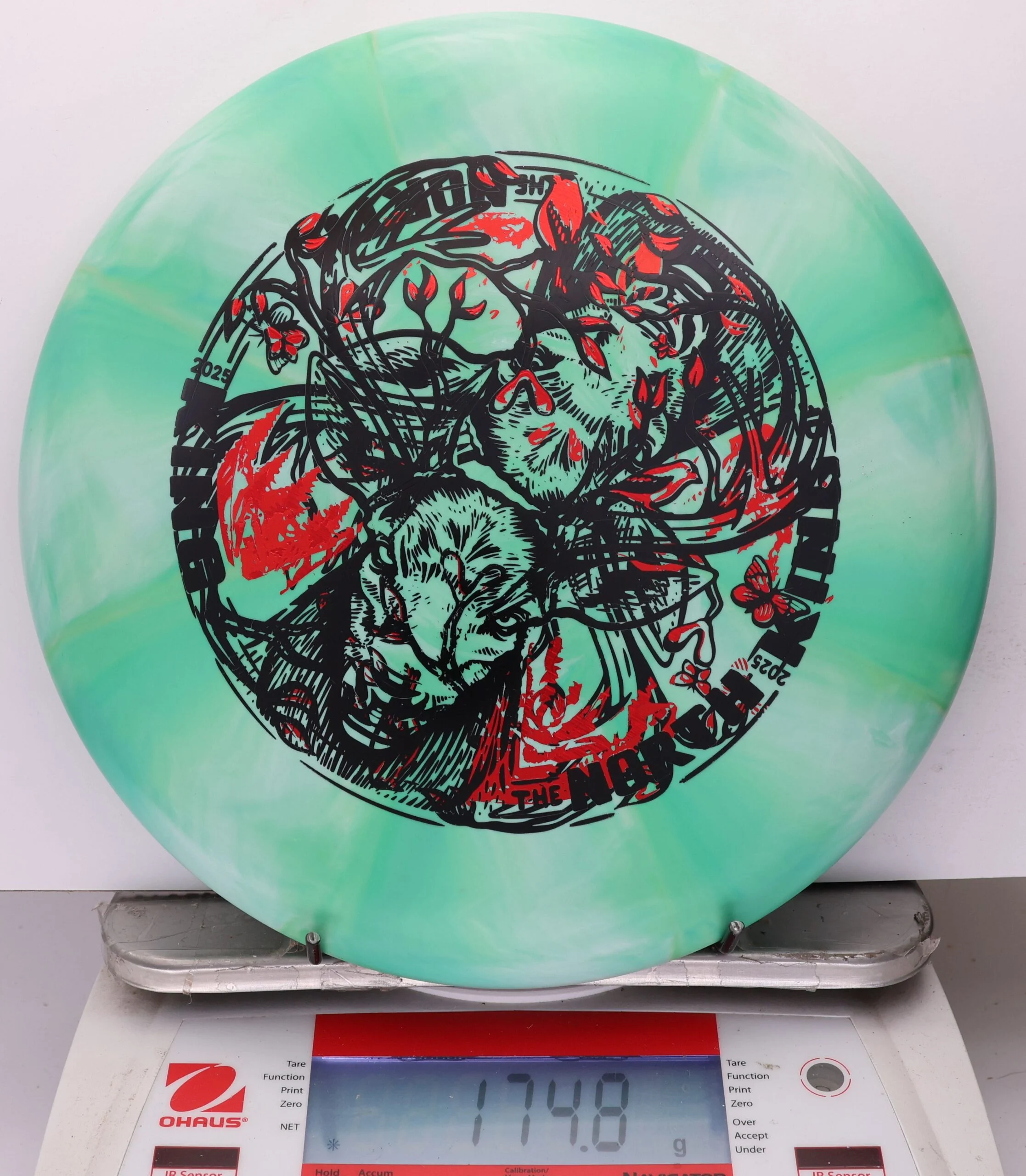 1043899 X-Out Crazy Tuff Swirl Kratos, Paul McBeth - #418 Green, 175