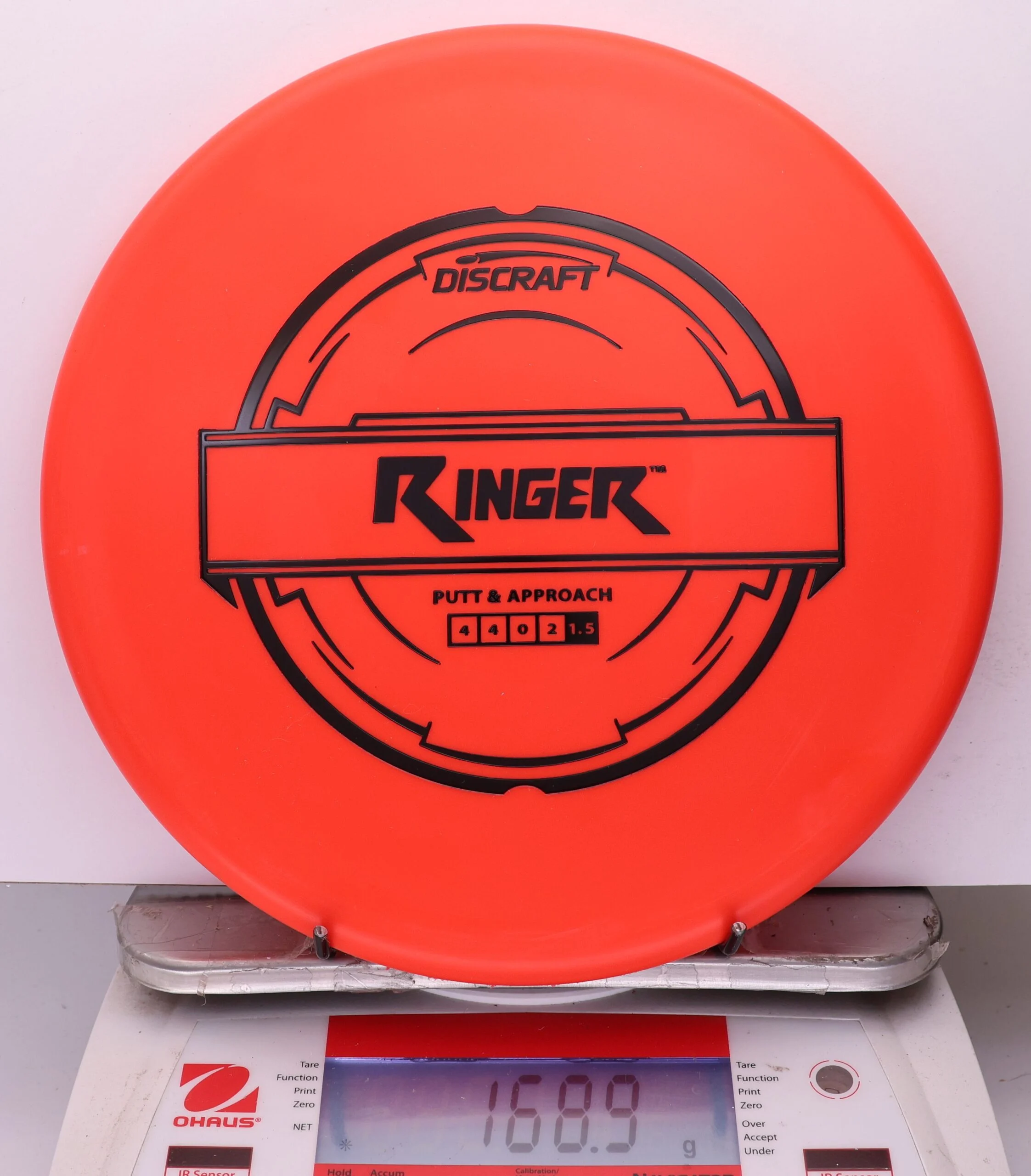 1044126 X-Out Putter Line Hard Ringer - #416 Red, 169