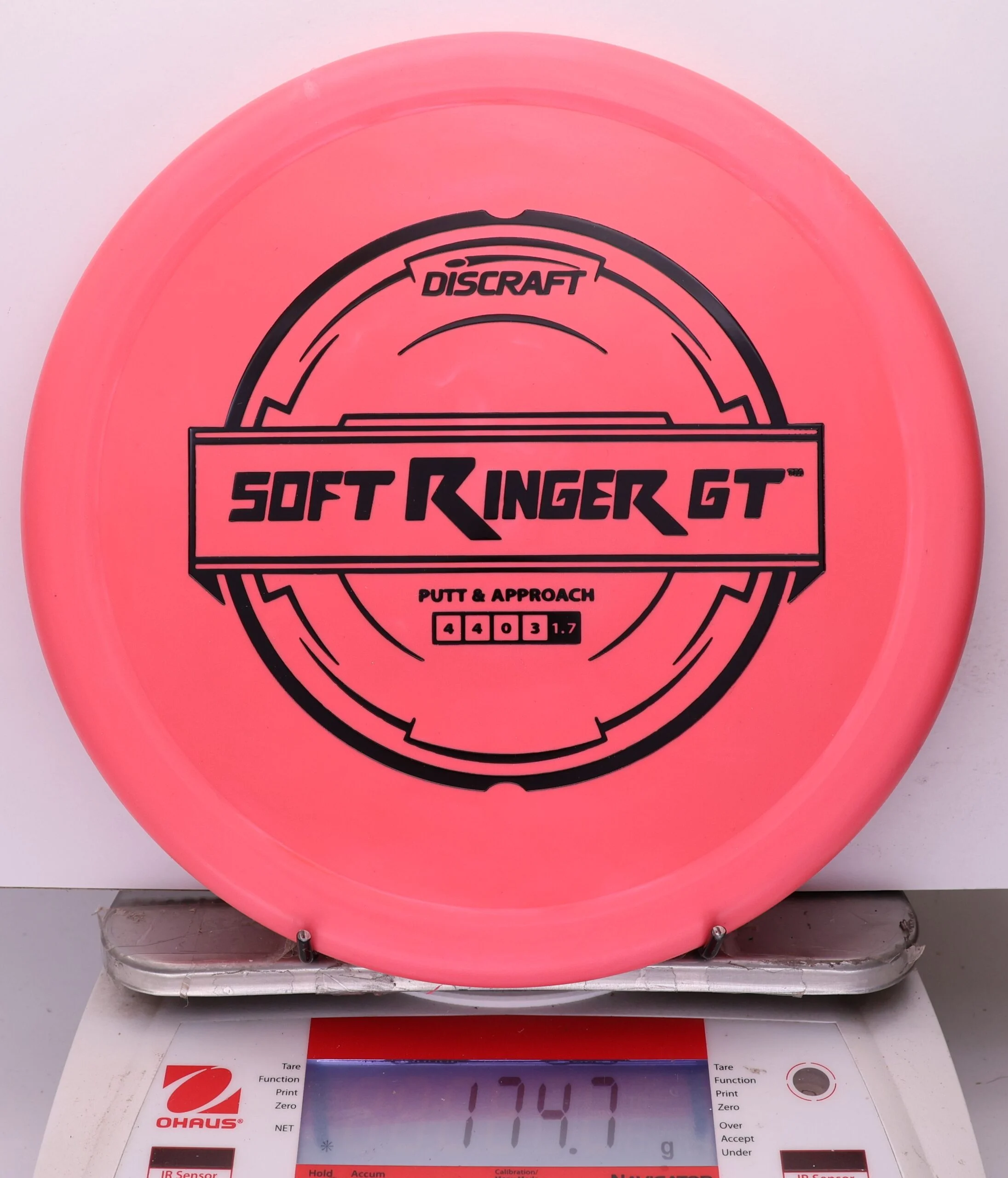 1044128 X-Out Putter Line Soft Ringer GT - #415 PinkRed, 175