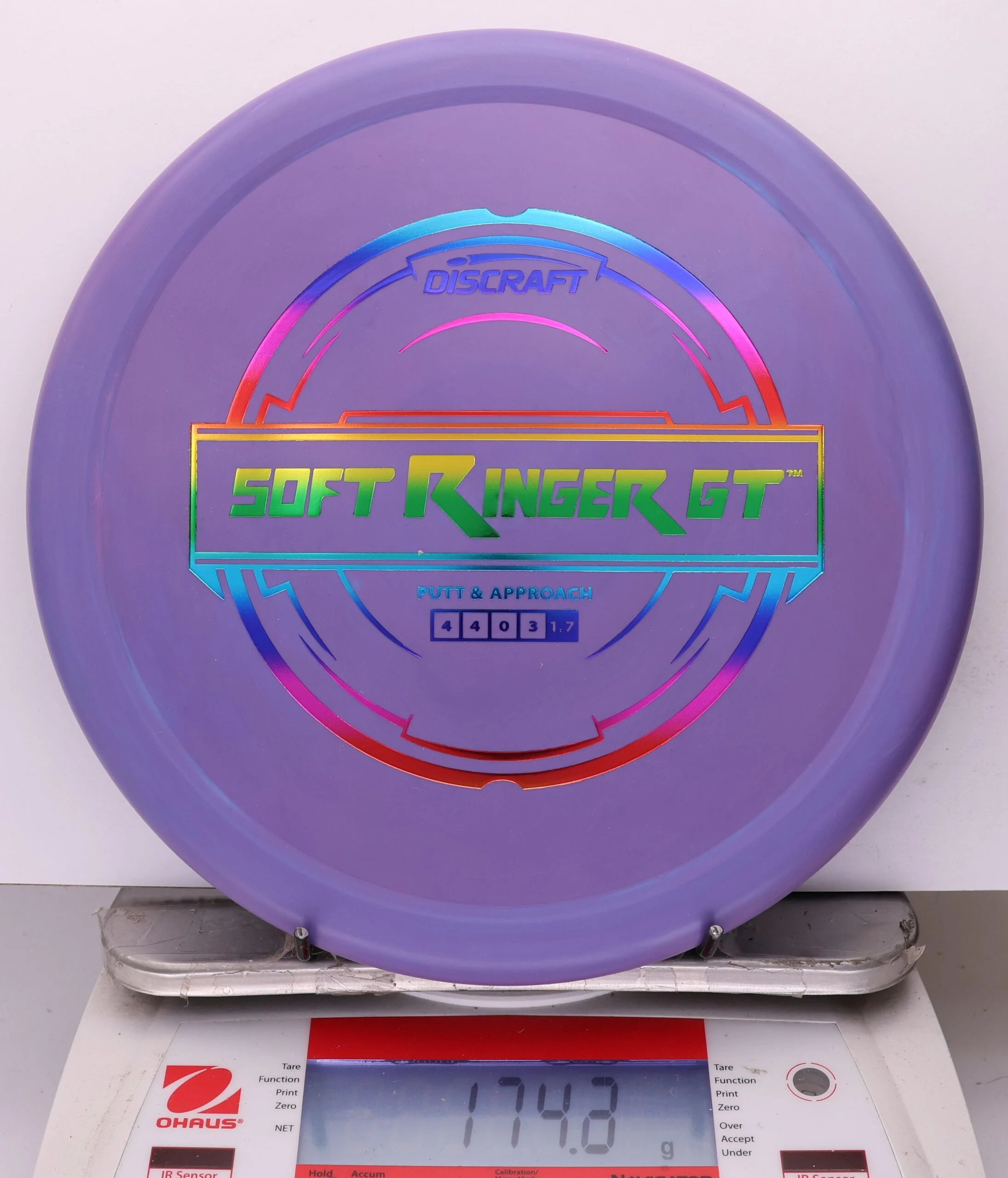 1044140 X-Out Putter Line Soft Ringer GT - #420 Purple, 174
