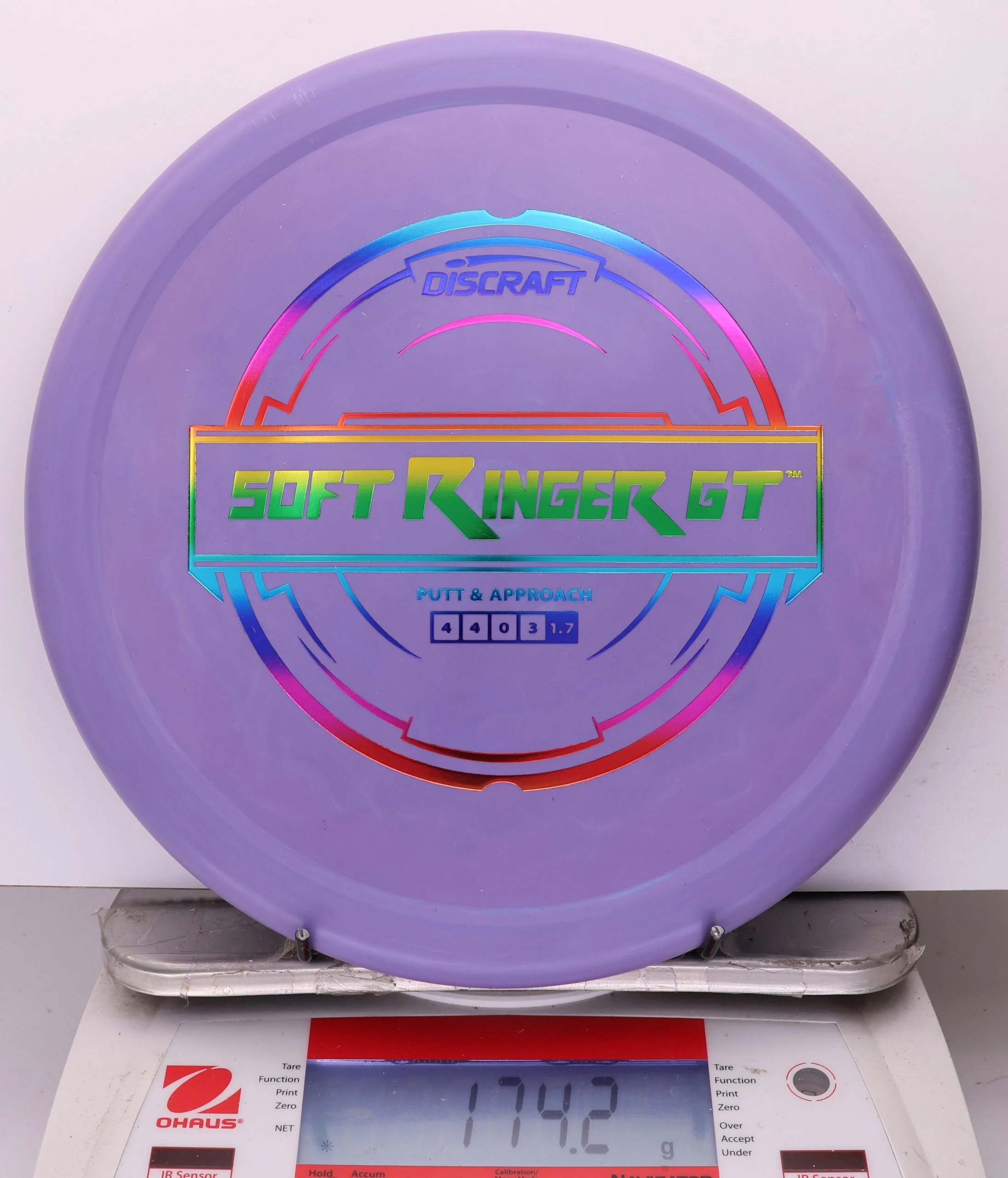 1044141 X-Out Putter Line Soft Ringer GT - #421 Purple, 174
