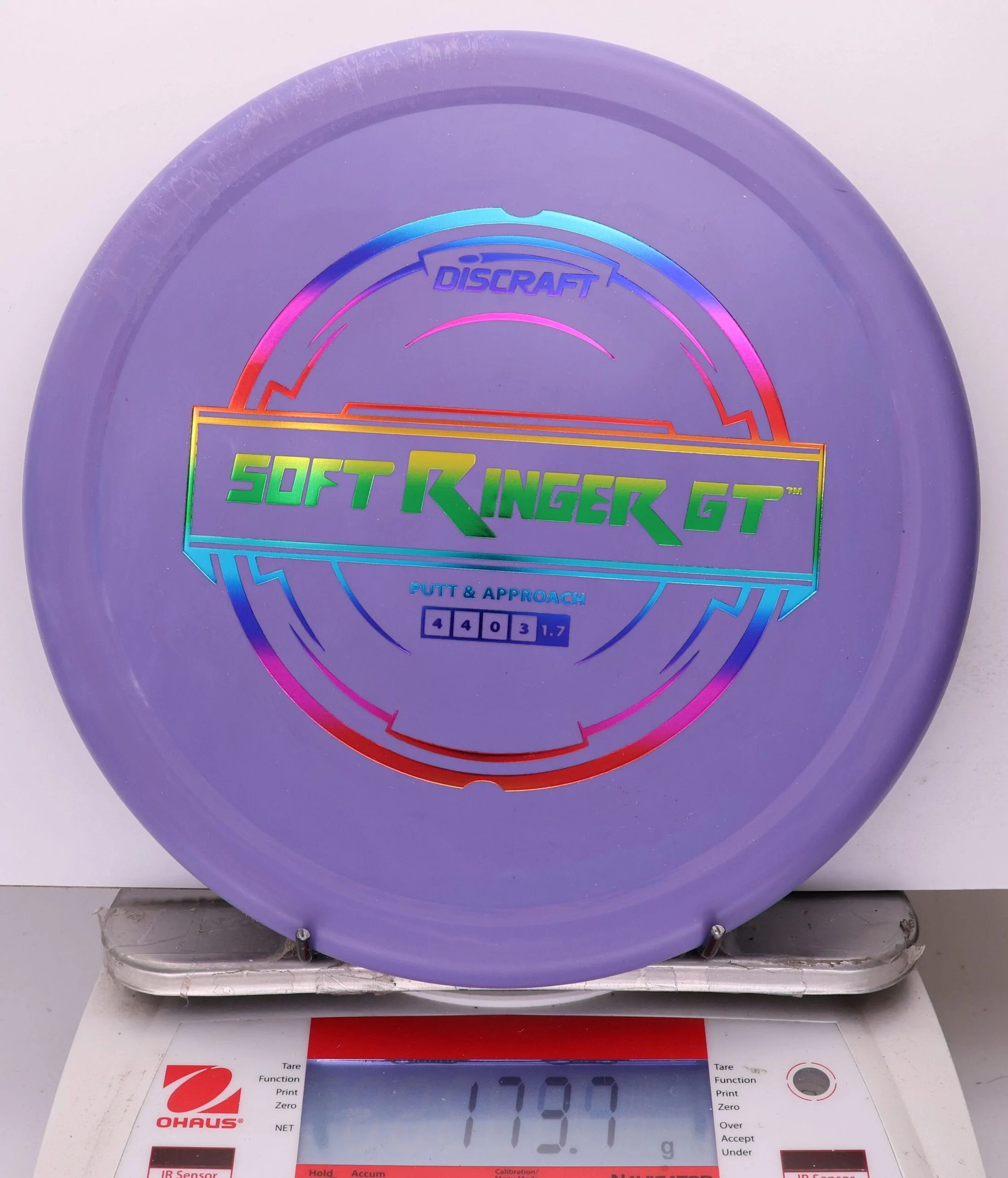 1044142 X-Out Putter Line Soft Ringer GT - #422 Purple, 174