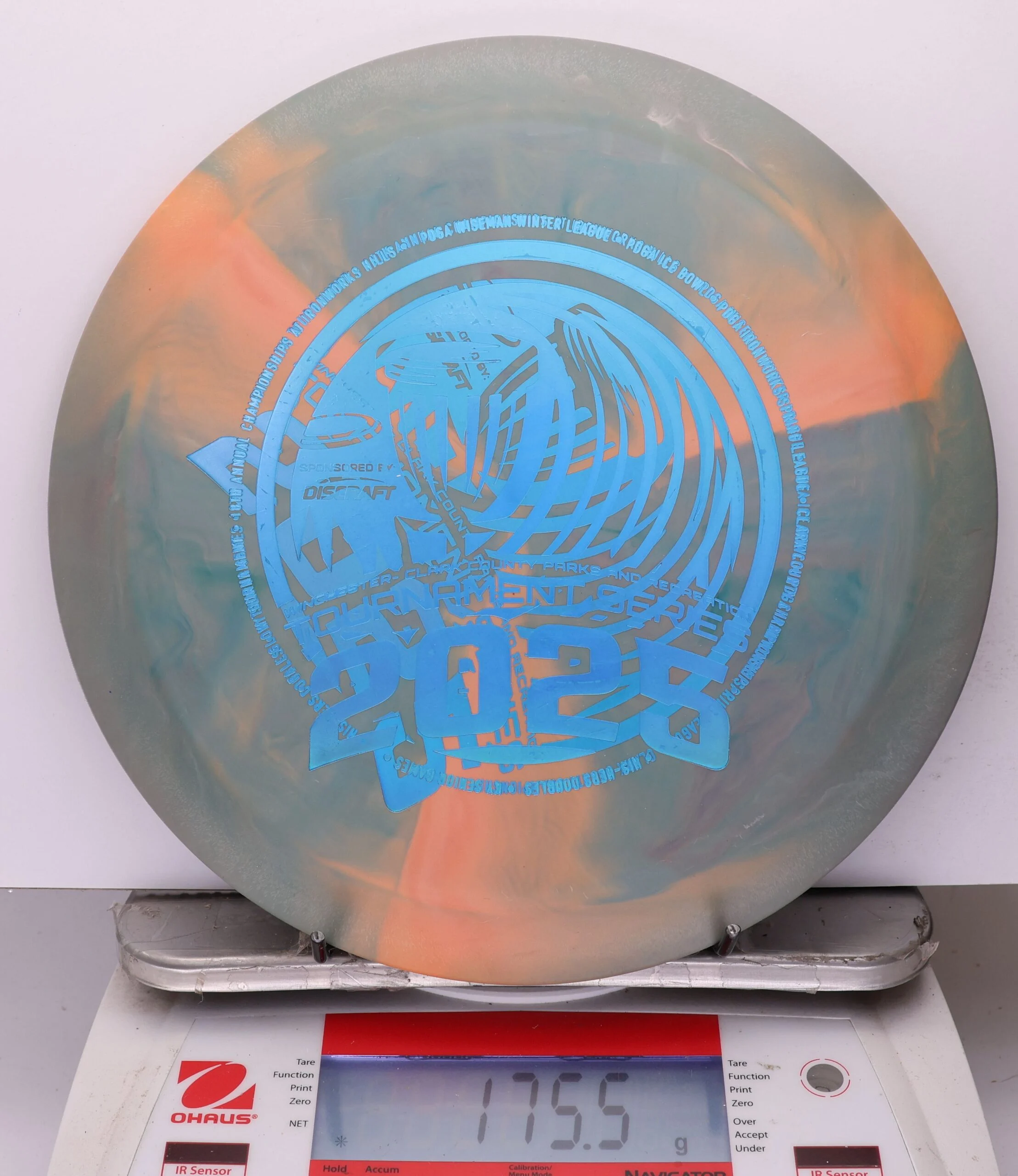 1044154 X-Out D-Line Swirl Thrasher - #417 SlateBluOrange, 176
