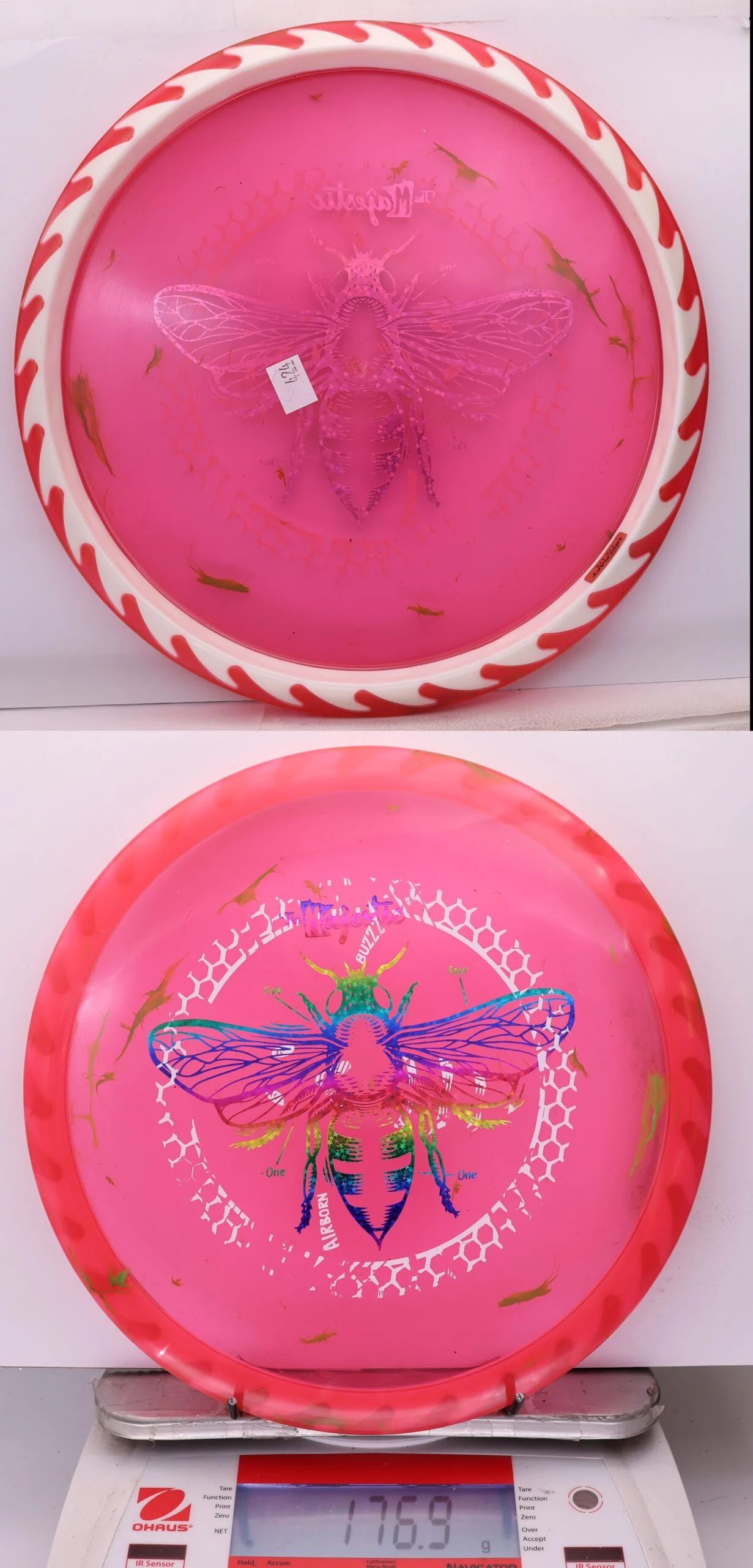 1044266 X-Out Fuzed Line Buzzz - Buzzzsaw - #424 Pink-White, 177