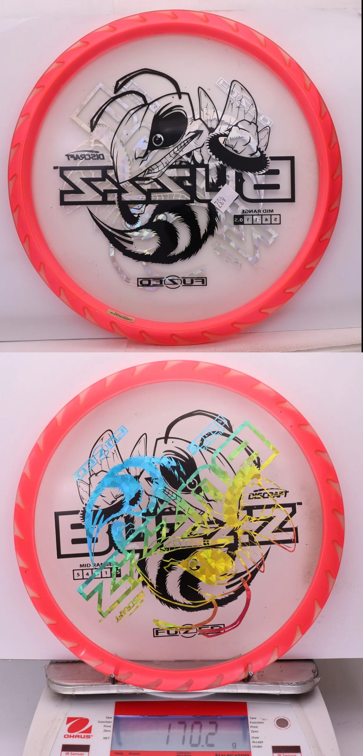1044339 X-Out Fuzed Line Buzzz - Buzzzsaw - #437 Clear-Pink, 170
