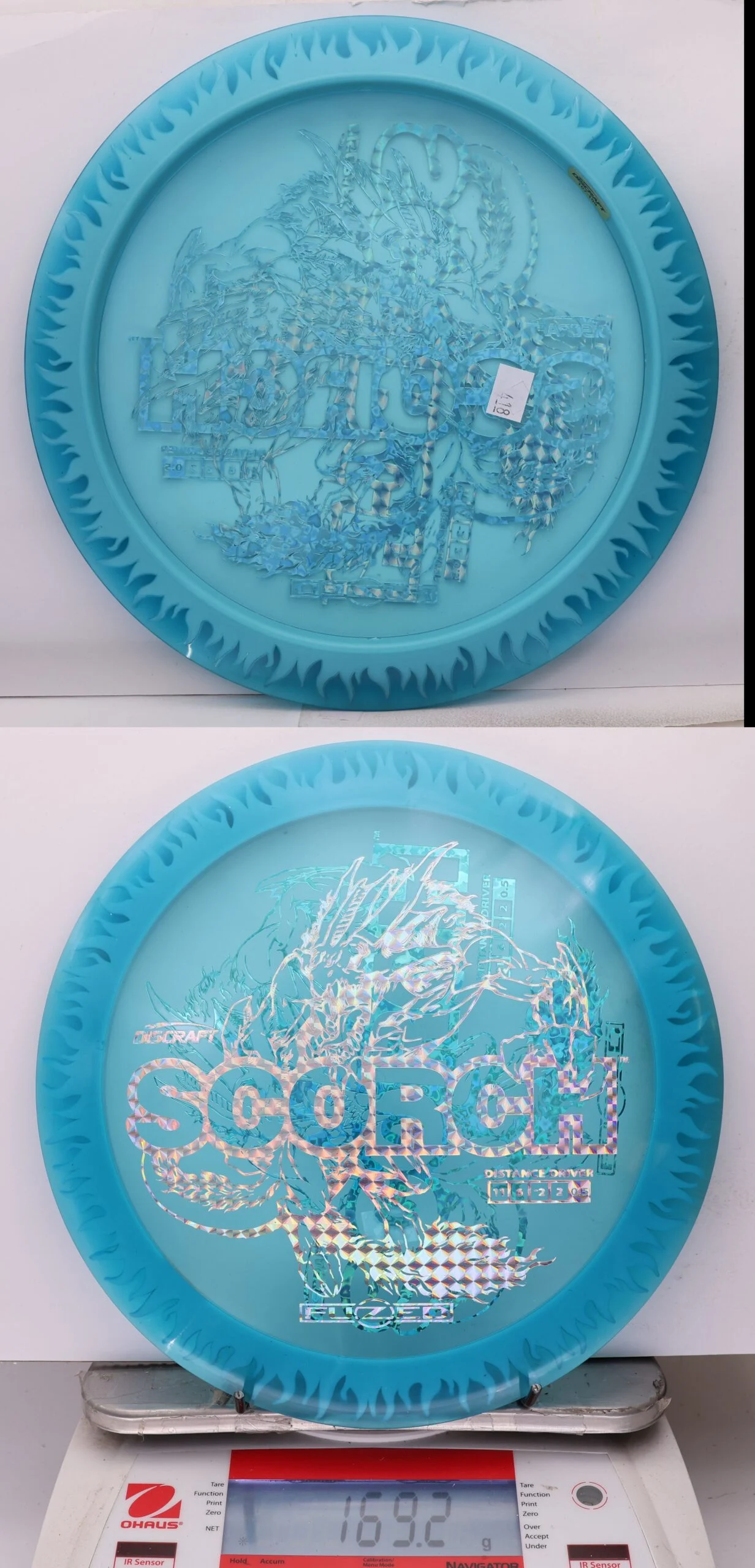 1044418 X-Out FuZed Line Scorch - Flames - #418 LtBlue, 169