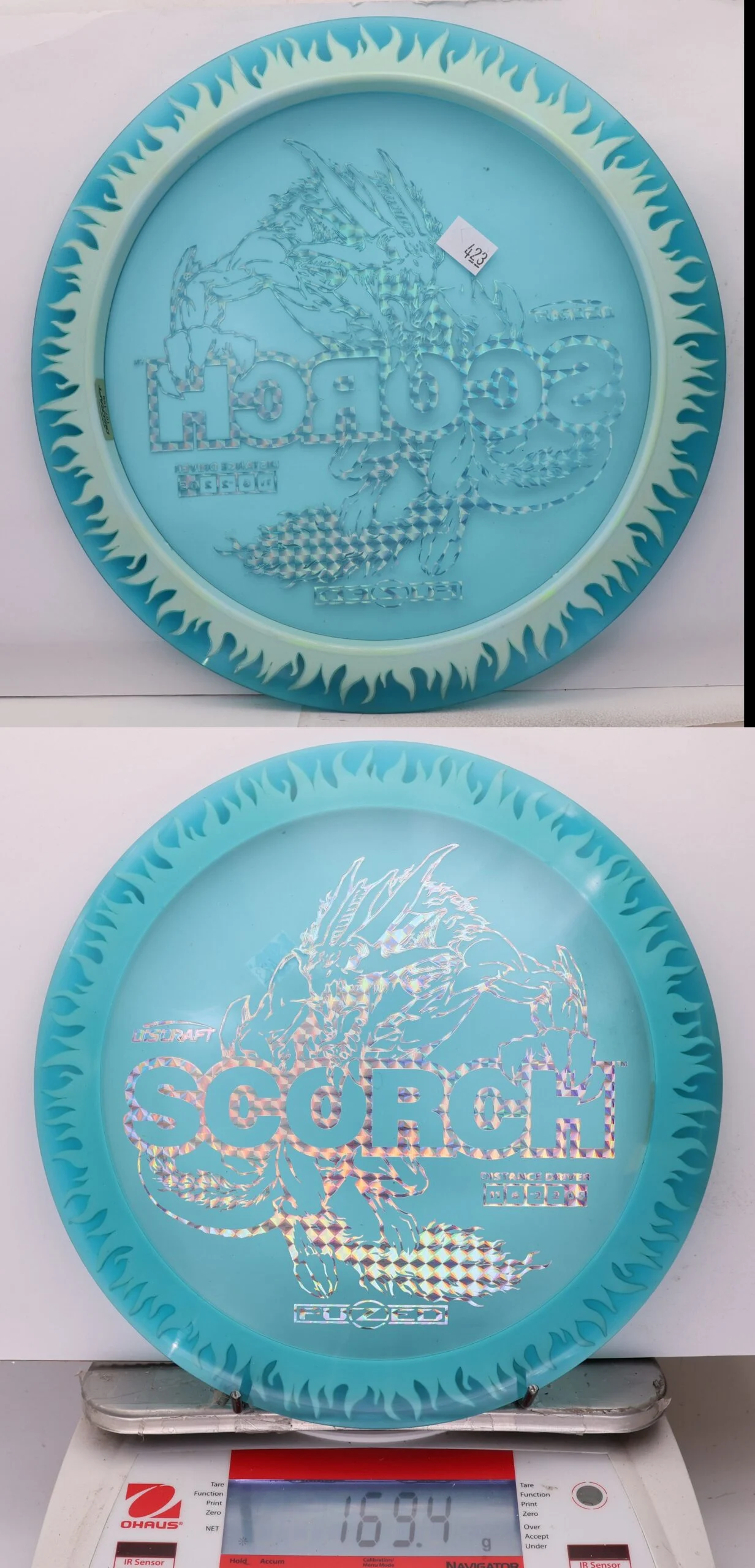 1044445 X-Out FuZed Line Scorch - Flames - #423 Blue-LtBlue, 169