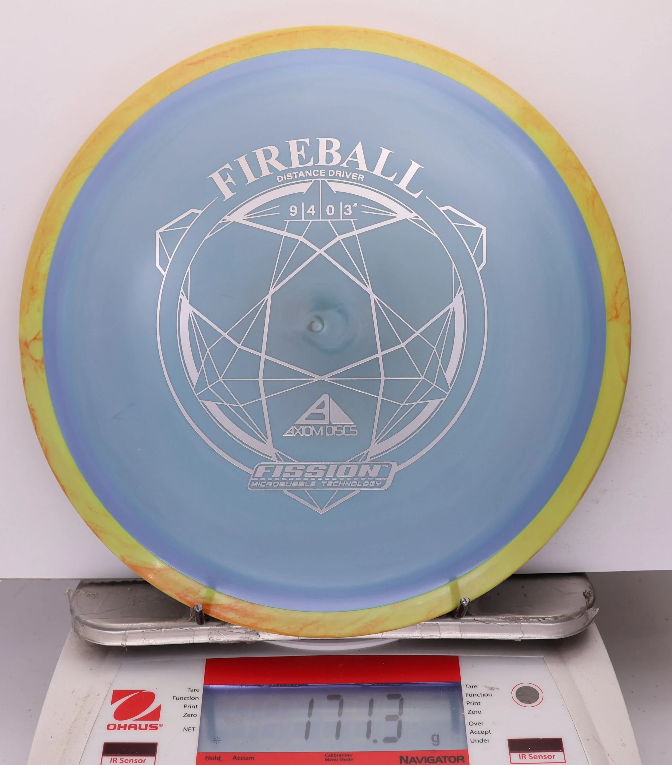 1047336 Fission Fireball - #613 OrangeYlw-PaleBlue, 171