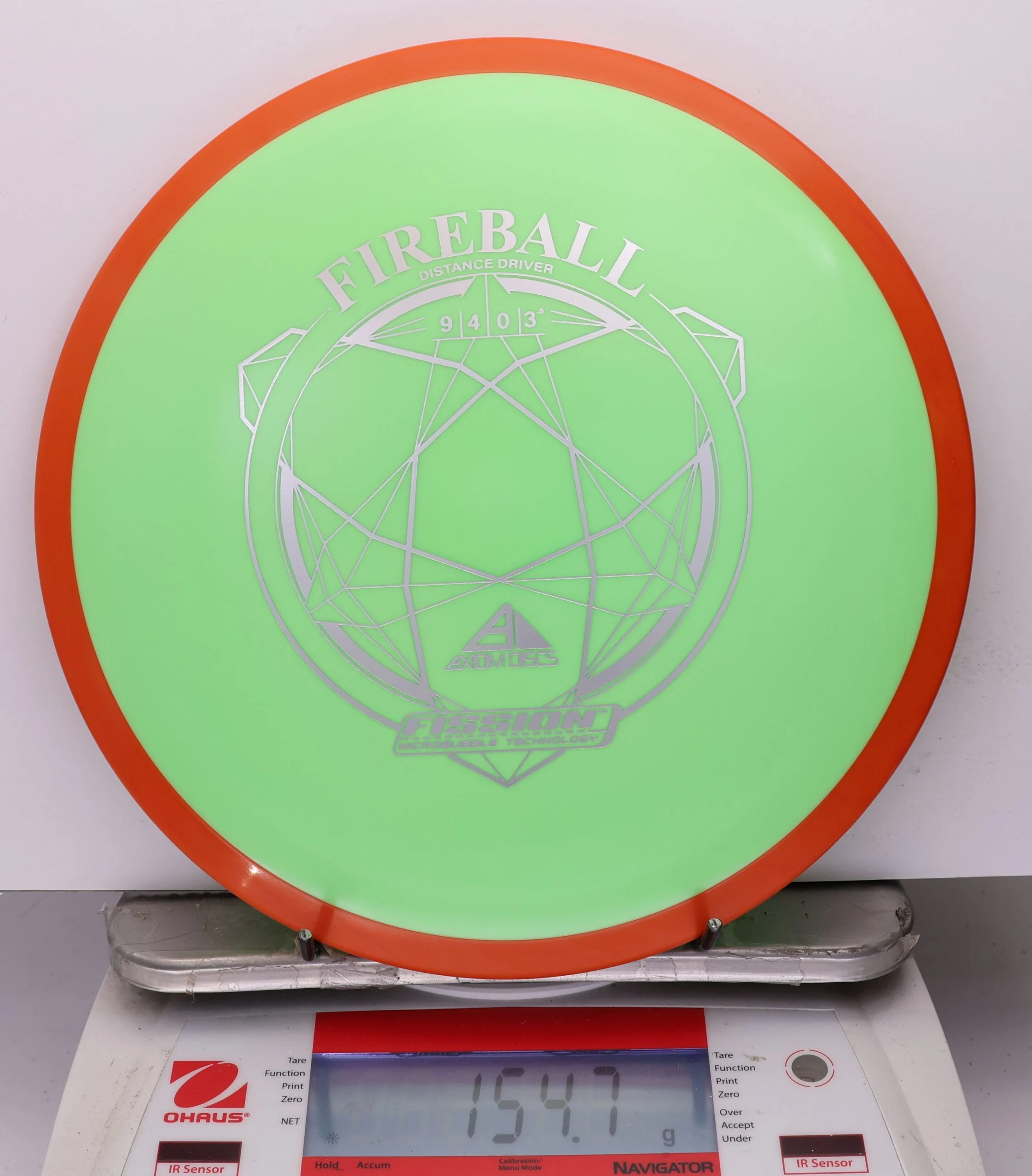 1047370 Fission Fireball - #621 RedOrange-MintGreen, 155