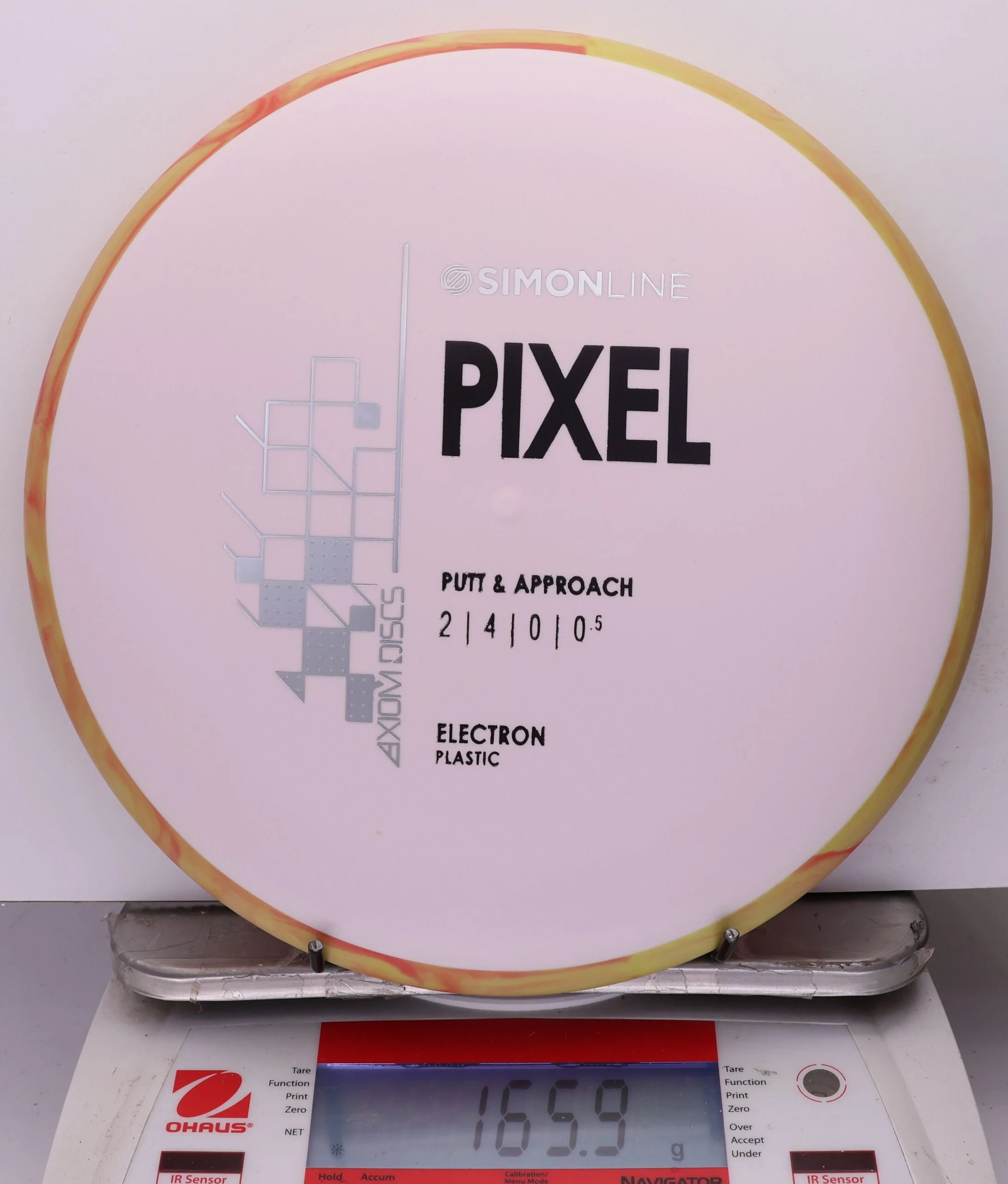 1048579 Simon Line Electron Pixel - #26 OrangeYlw-SoftPink, 166