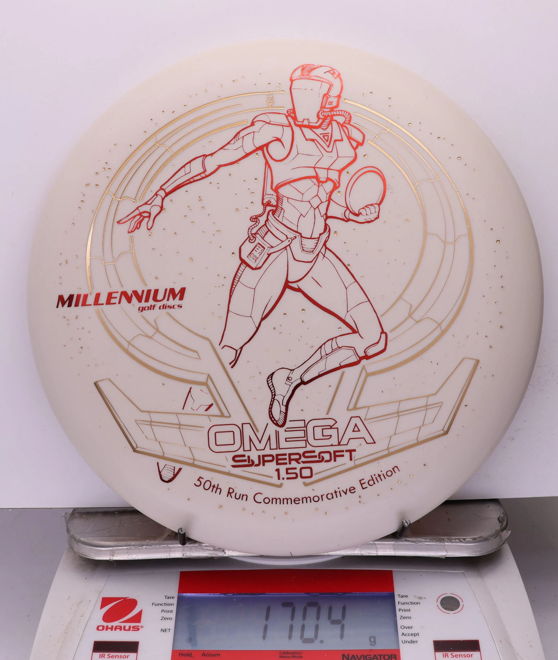 1049364 Millennium Omega SuperSoft, 50th Run - #307 White, 170