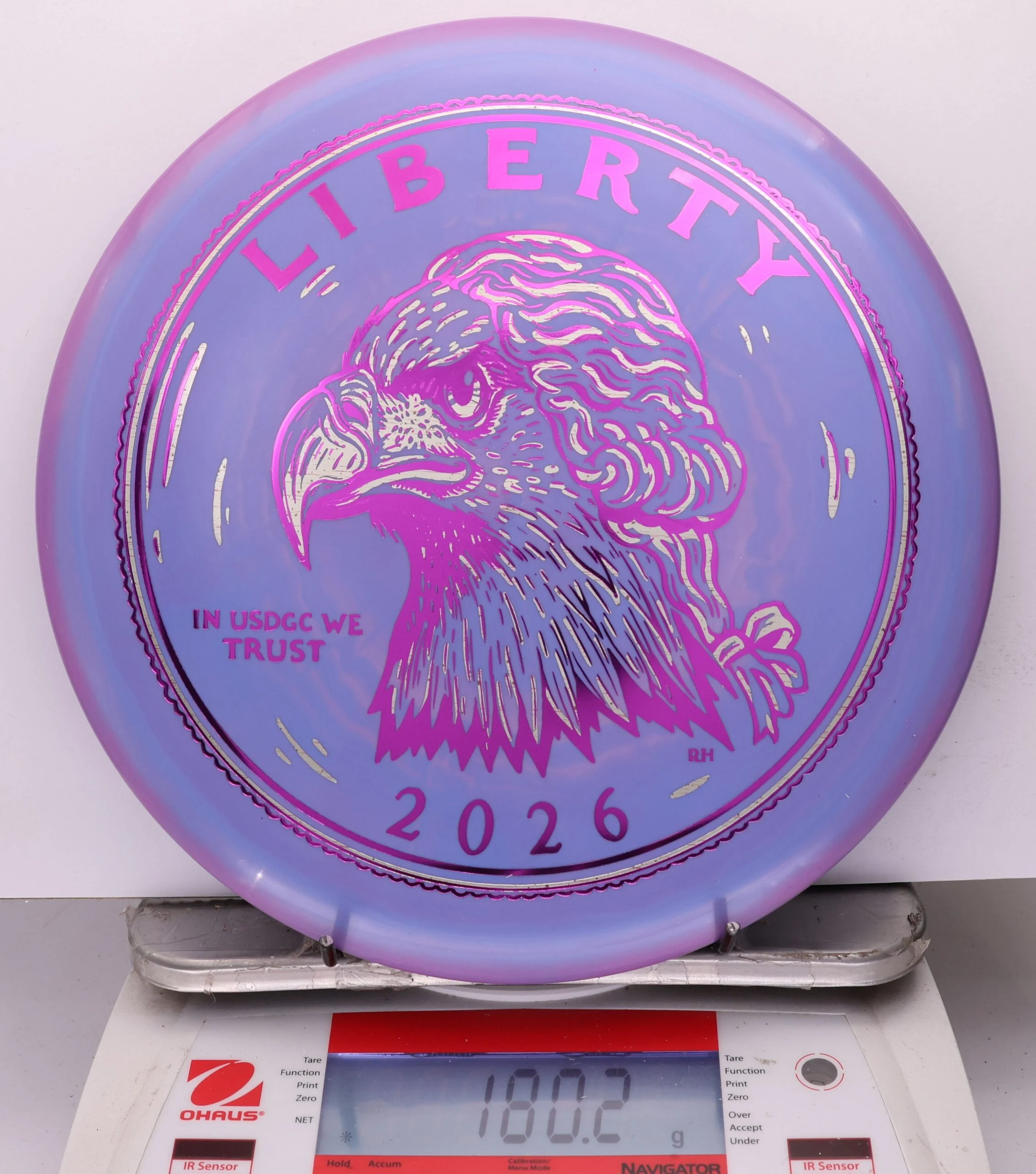 1050628 Swirly Star Rancho Roc, 2026 USDGC Coin Toss - Heads and Tails - #19 Heads-PurpBlurp, 180