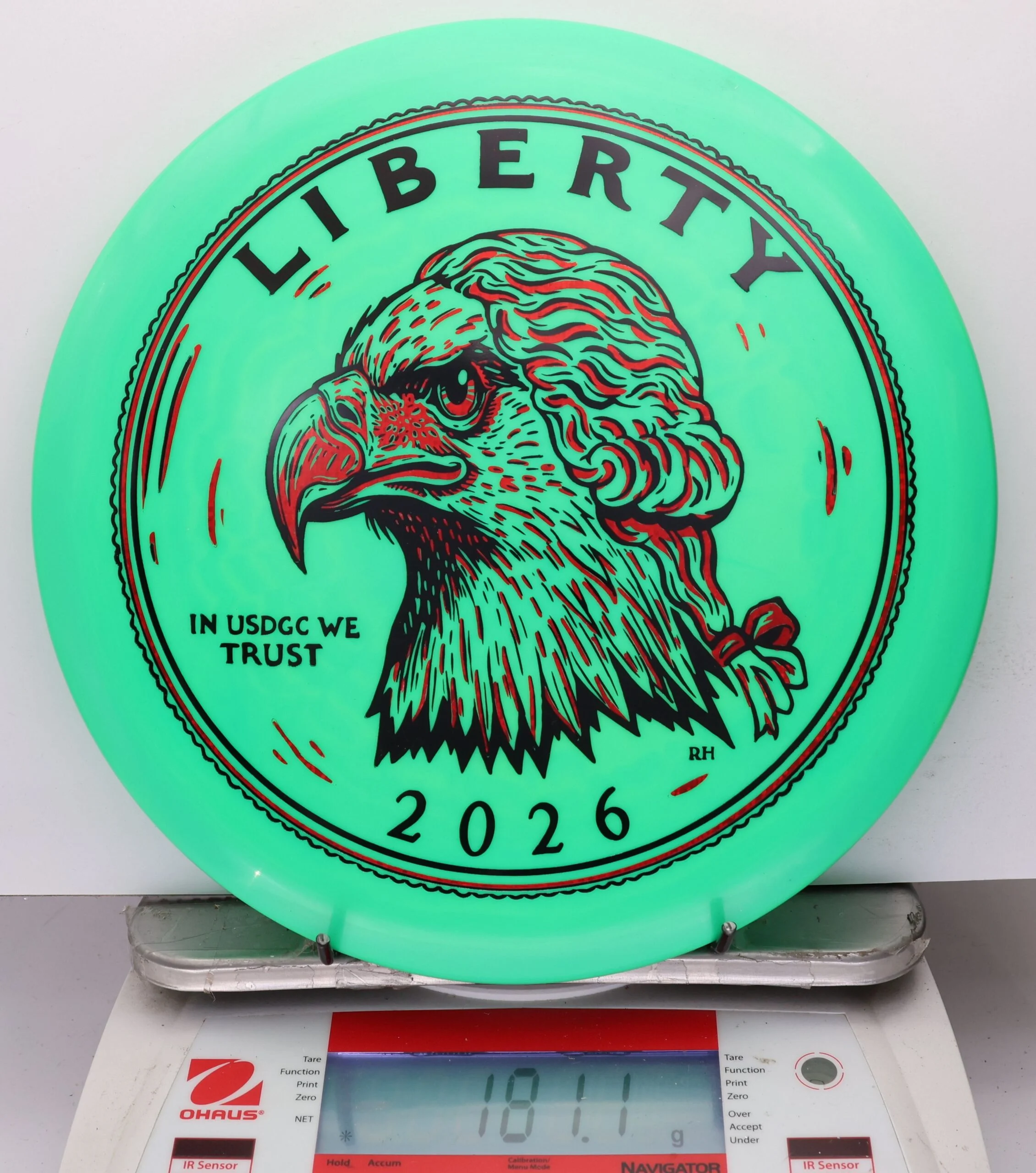 1050694 Swirly Star Rancho Roc, 2026 USDGC Coin Toss - Heads and Tails - #27 Heads-Green, 181