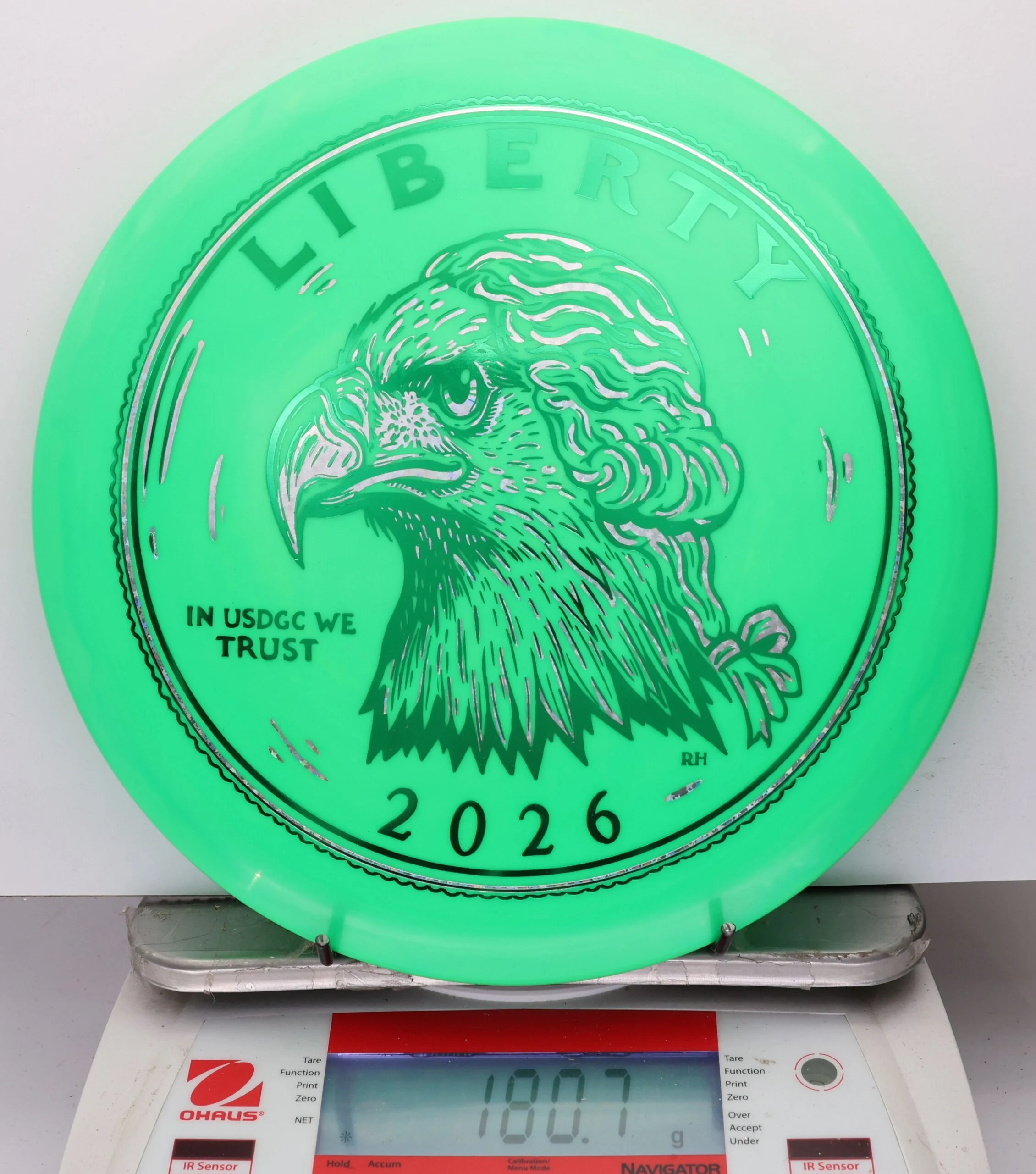 1050695 Swirly Star Rancho Roc, 2026 USDGC Coin Toss - Heads and Tails - #28 Heads-Green, 181