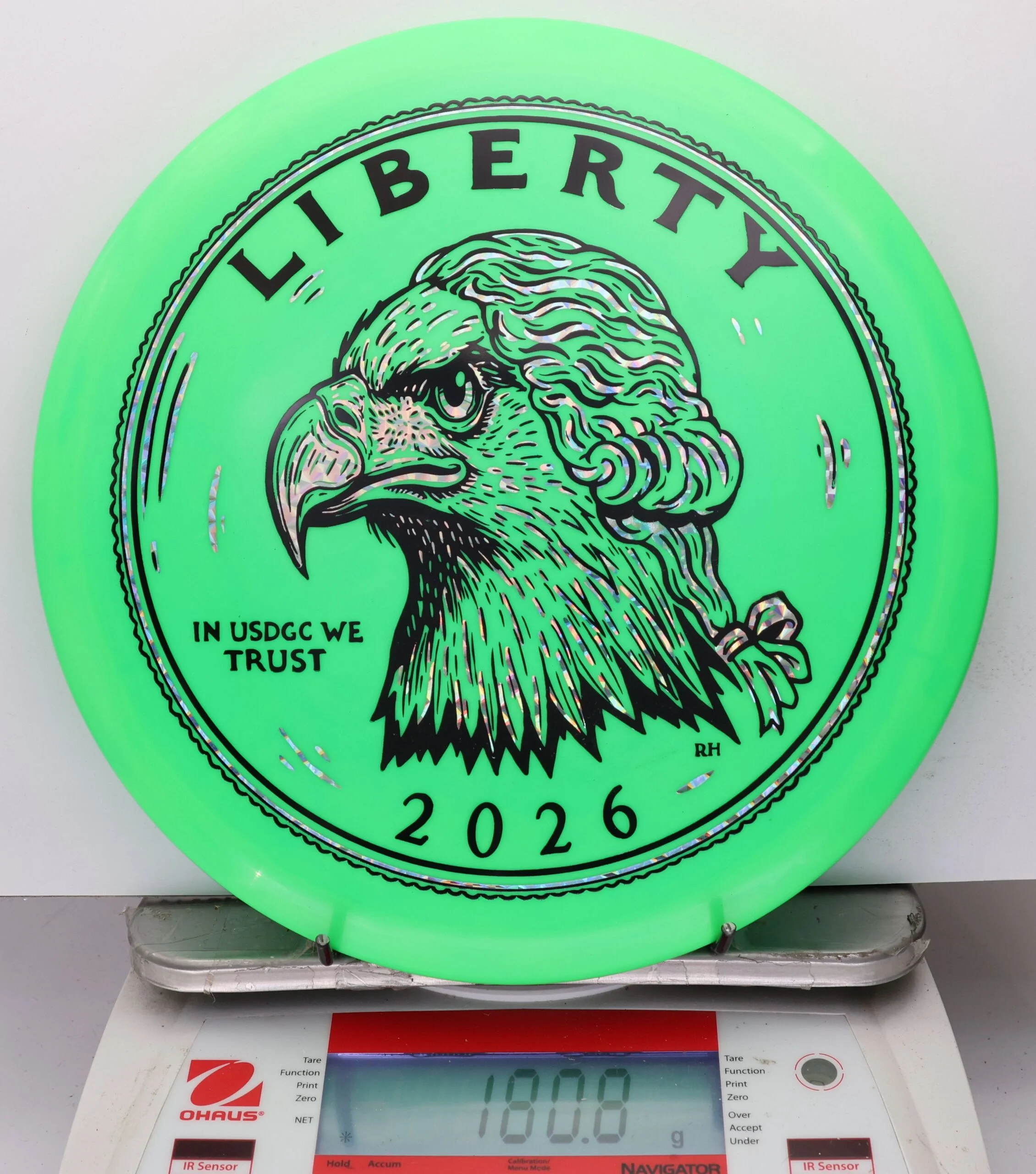 1050696 Swirly Star Rancho Roc, 2026 USDGC Coin Toss - Heads and Tails - #29 Heads-Green, 181