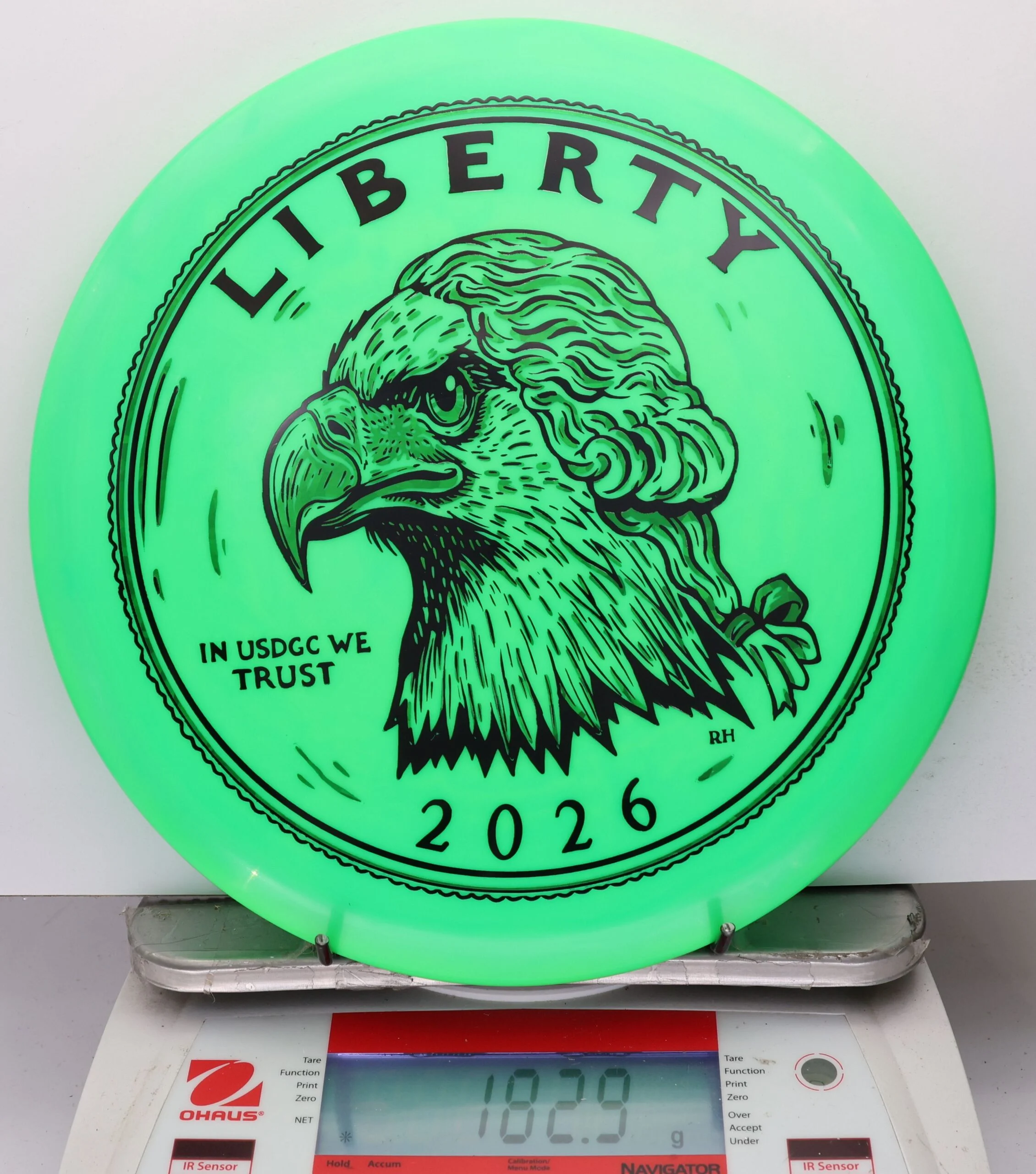1050697 Swirly Star Rancho Roc, 2026 USDGC Coin Toss - Heads and Tails - #30 Heads-Green, 183