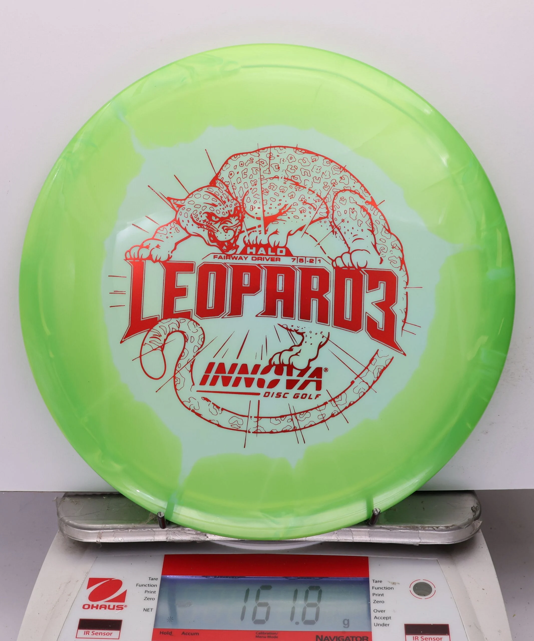 1060089 Halo Star Leopard3 - #03 Green-White, 162