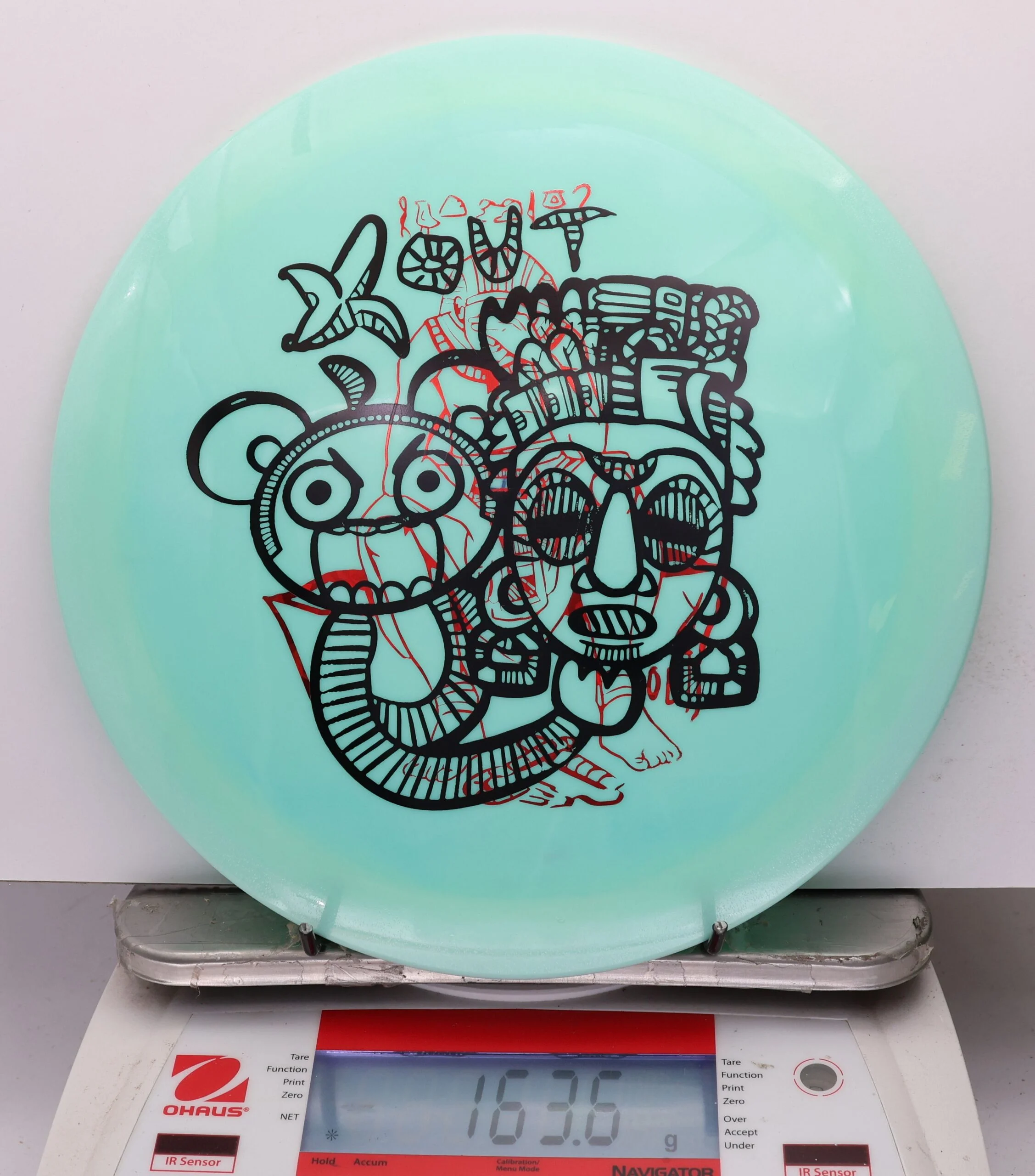 1062359 X-Out Swirly S-Blend Pharaoh - #666 Teal, 164