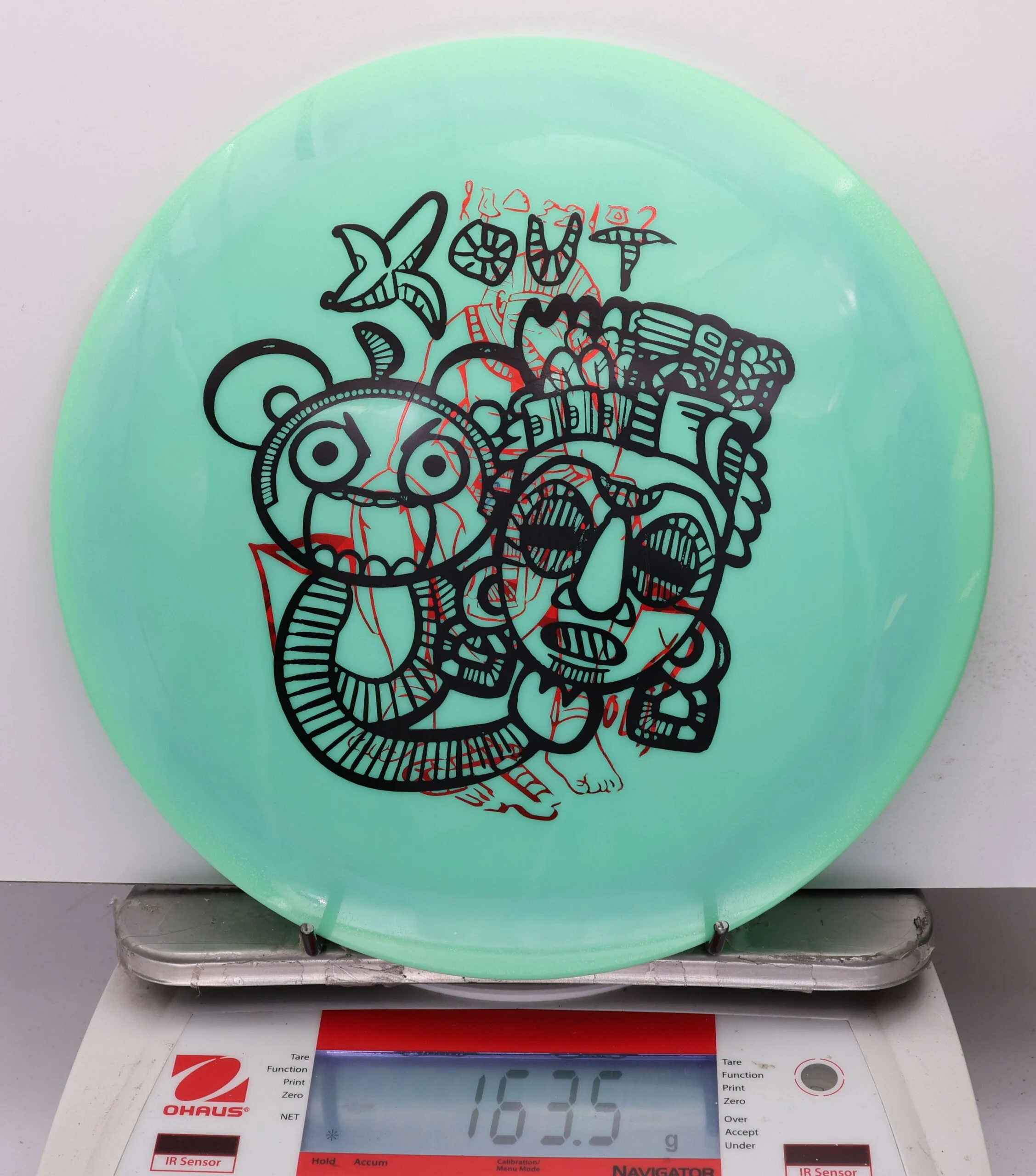 1062375 X-Out Swirly S-Blend Pharaoh - #667 Teal, 164