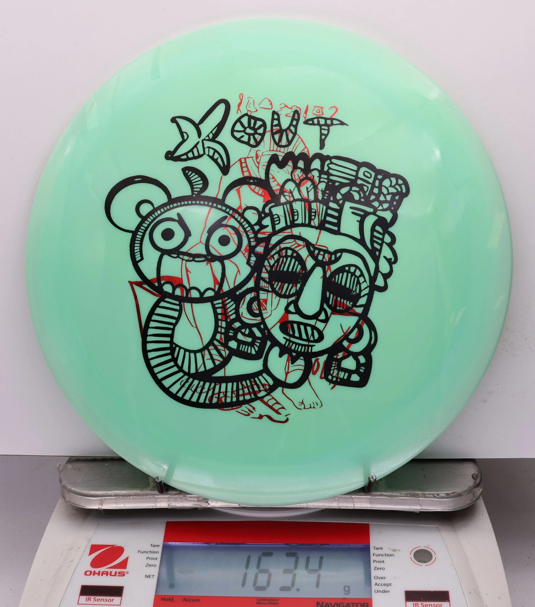 1062376 X-Out Swirly S-Blend Pharaoh - #668 Teal, 163