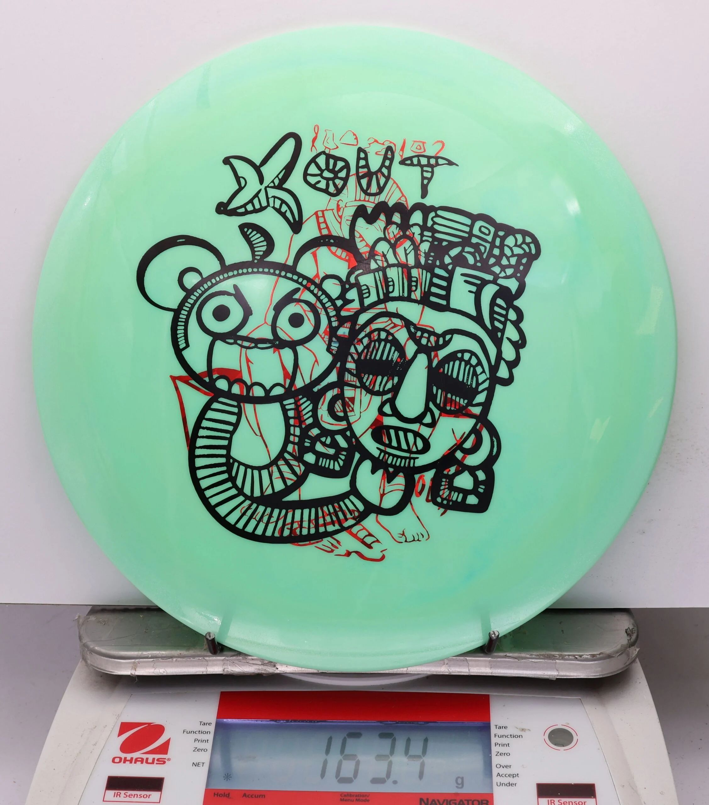 1062378 X-Out Swirly S-Blend Pharaoh - #670 TealLtGreen, 163