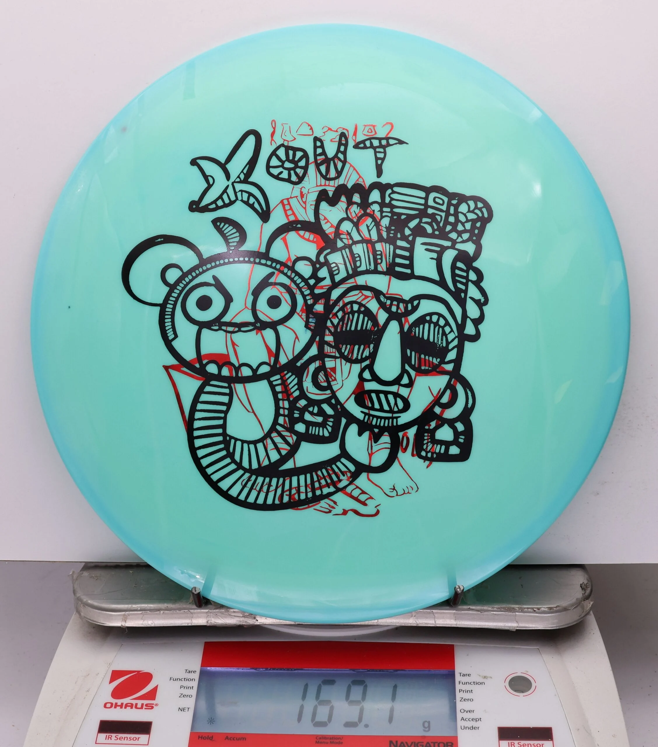 1062394 X-Out Swirly S-Blend Pharaoh - #674 LtBlue, 169
