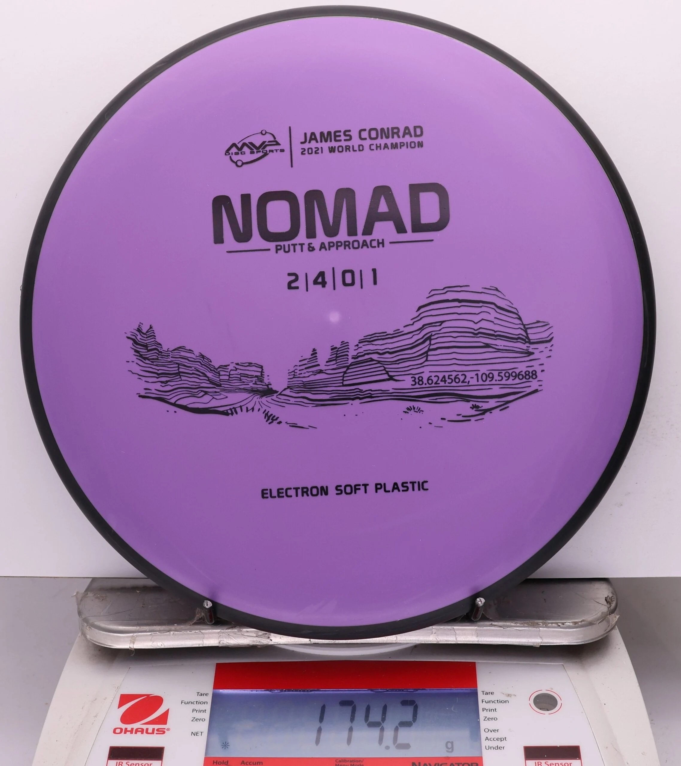 1064453 Electron Soft Nomad, James Conrad - #12 Purple, 174
