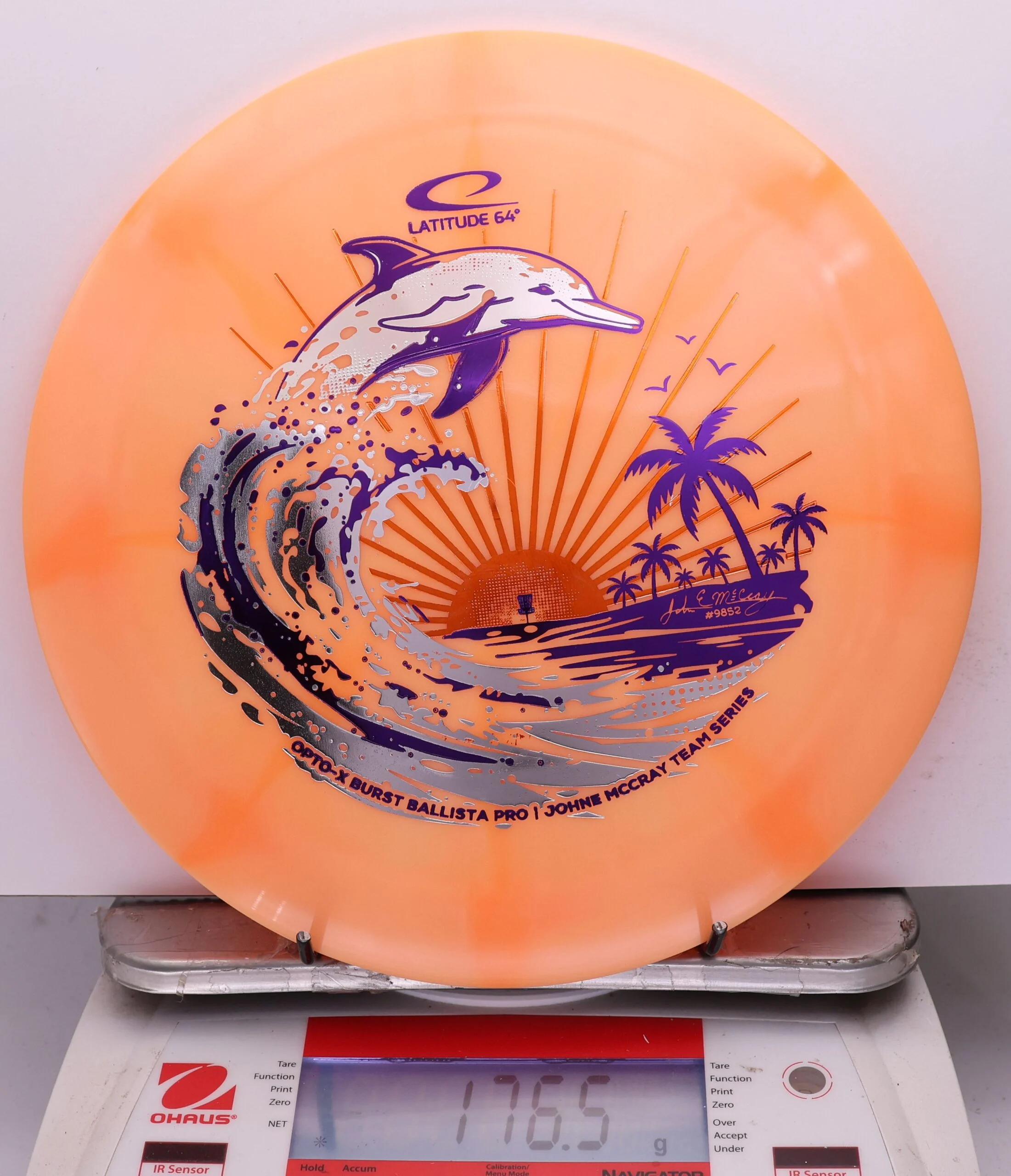 1066778 Opto-X Burst Ballista Pro, JohnE McCray 2026 Team Series - #06 Orange, 177