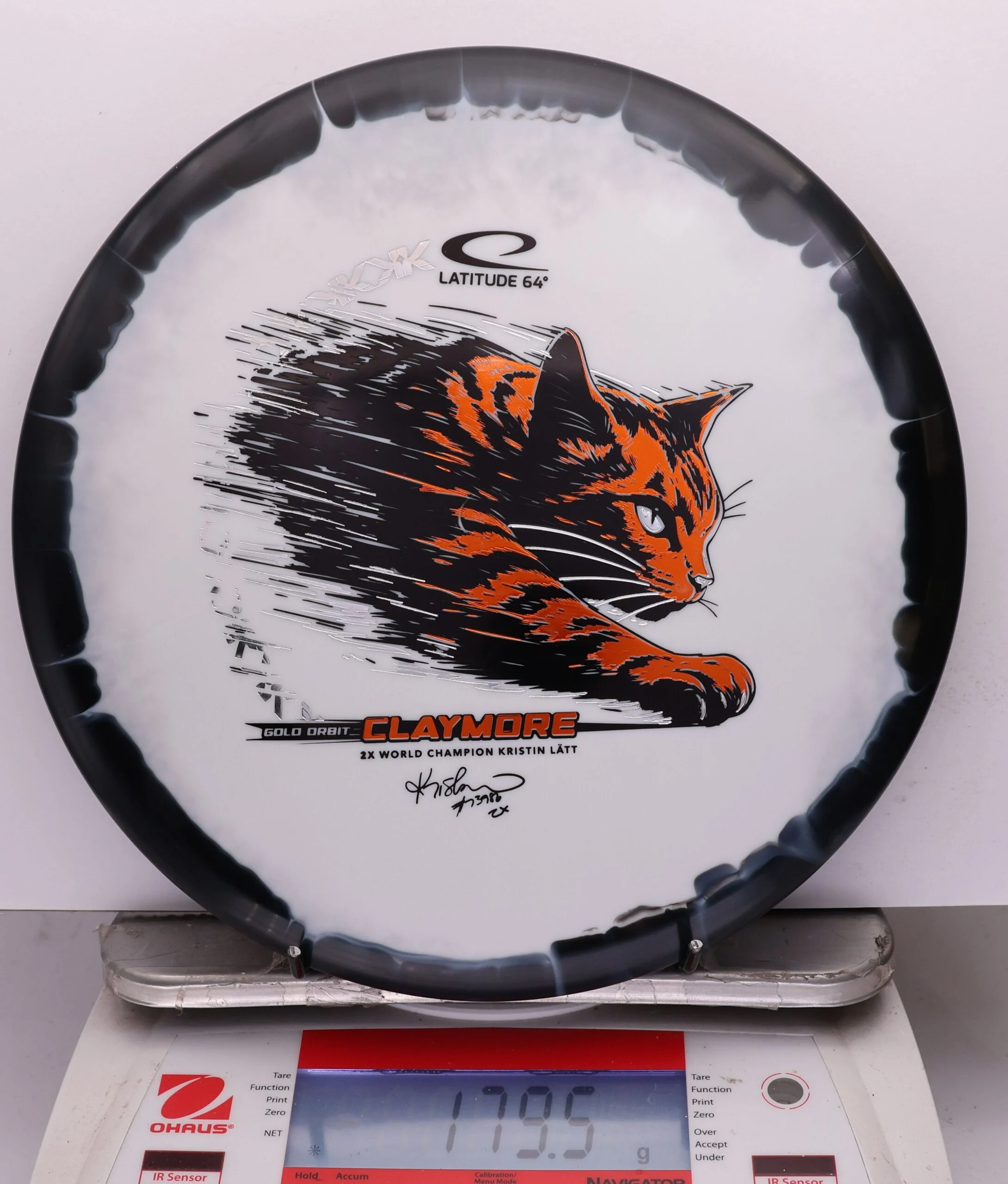 1066864 Gold Orbit Claymore, Kristin Lätt 2026 Team Series - #11 Black-White, 180