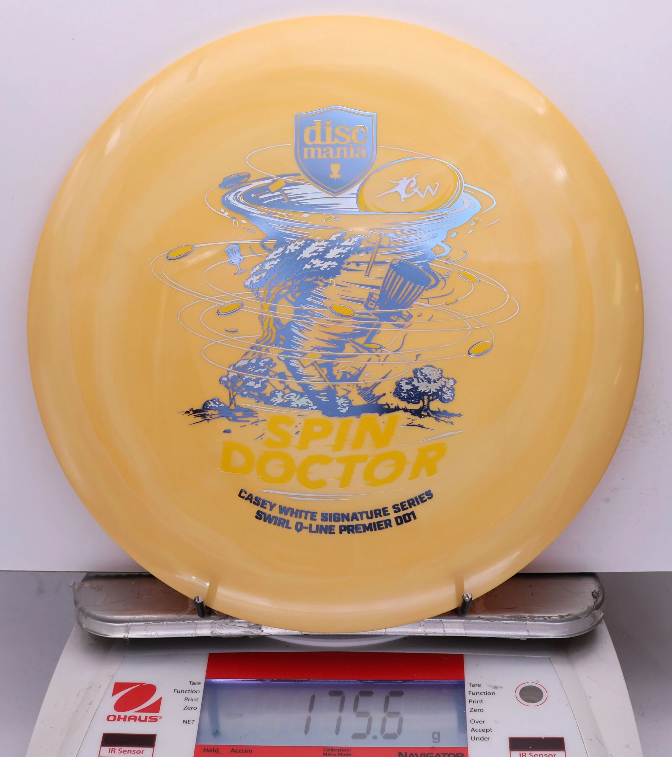 1067497 Swirl Q-Line Premier DD1, Spin Doctor - Casey White 2026 Signature Series - #03 Orange, 176