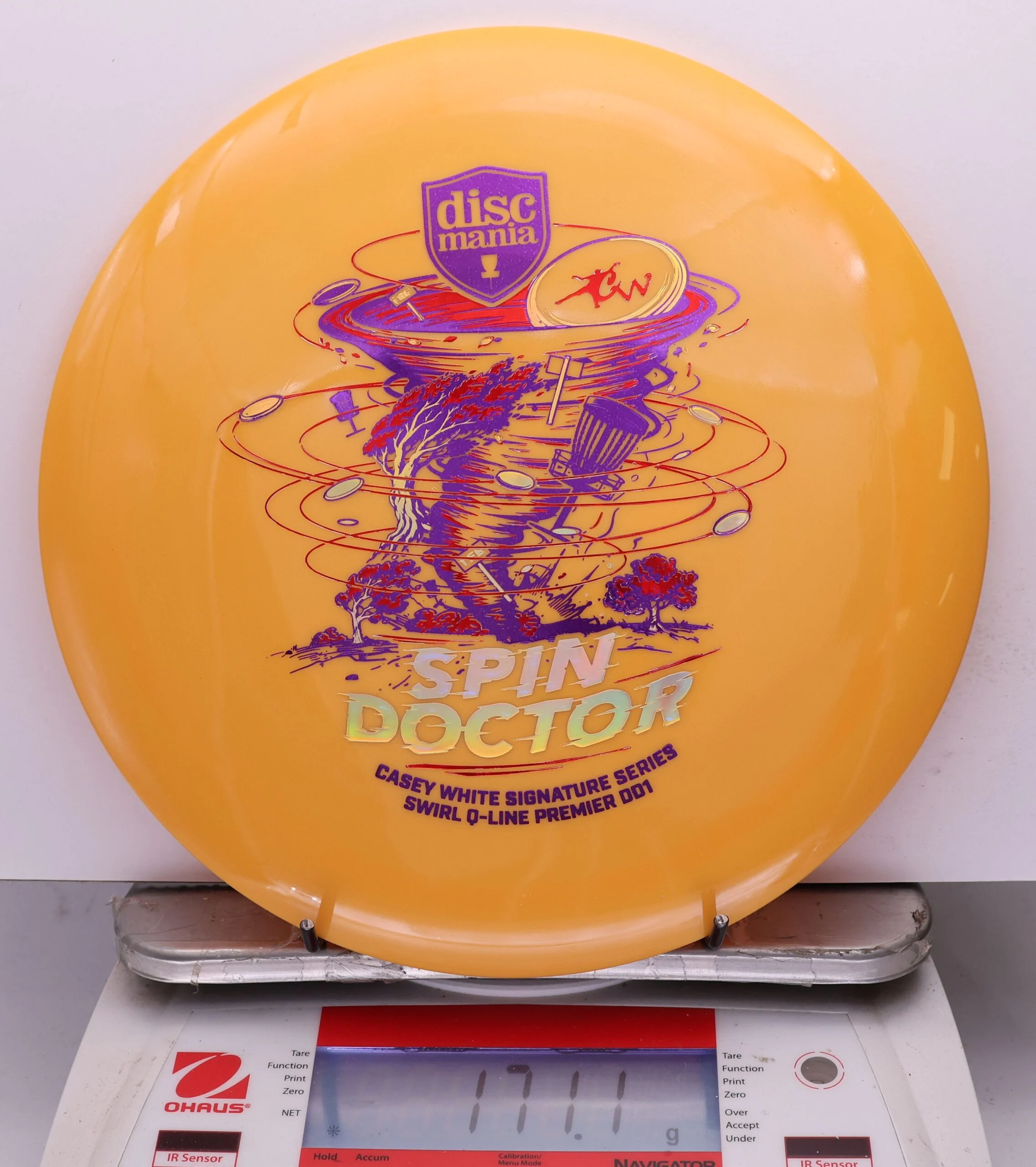1067748 Swirl Q-Line Premier DD1, Spin Doctor - Casey White 2026 Signature Series - #17 Orange, 171
