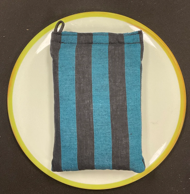 1068852 Chalky Bags XL - Black Blue Stripes, Chalky XL
