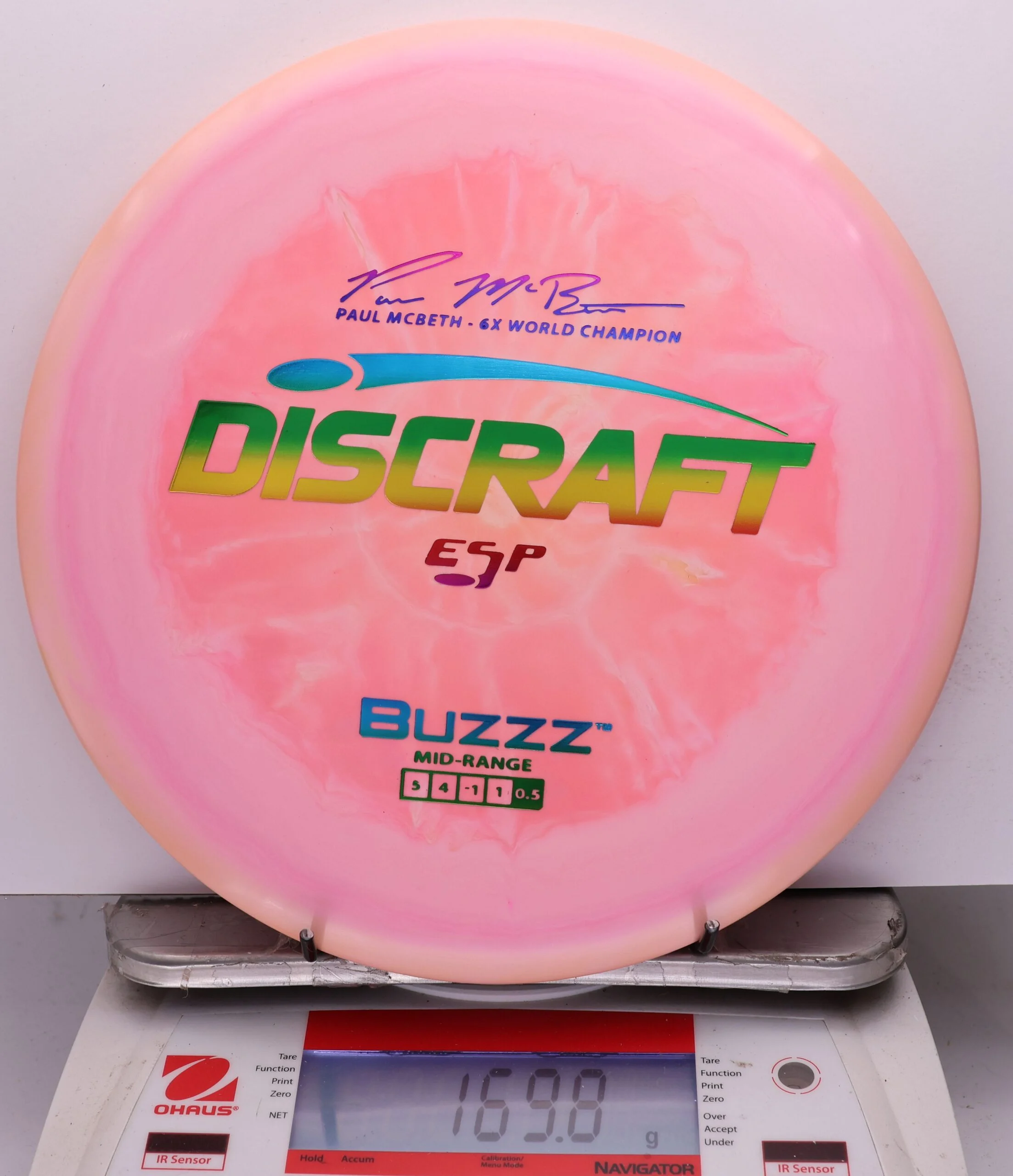 1070364 ESP Buzzz, Paul McBeth 6X - #466 Pink, 170