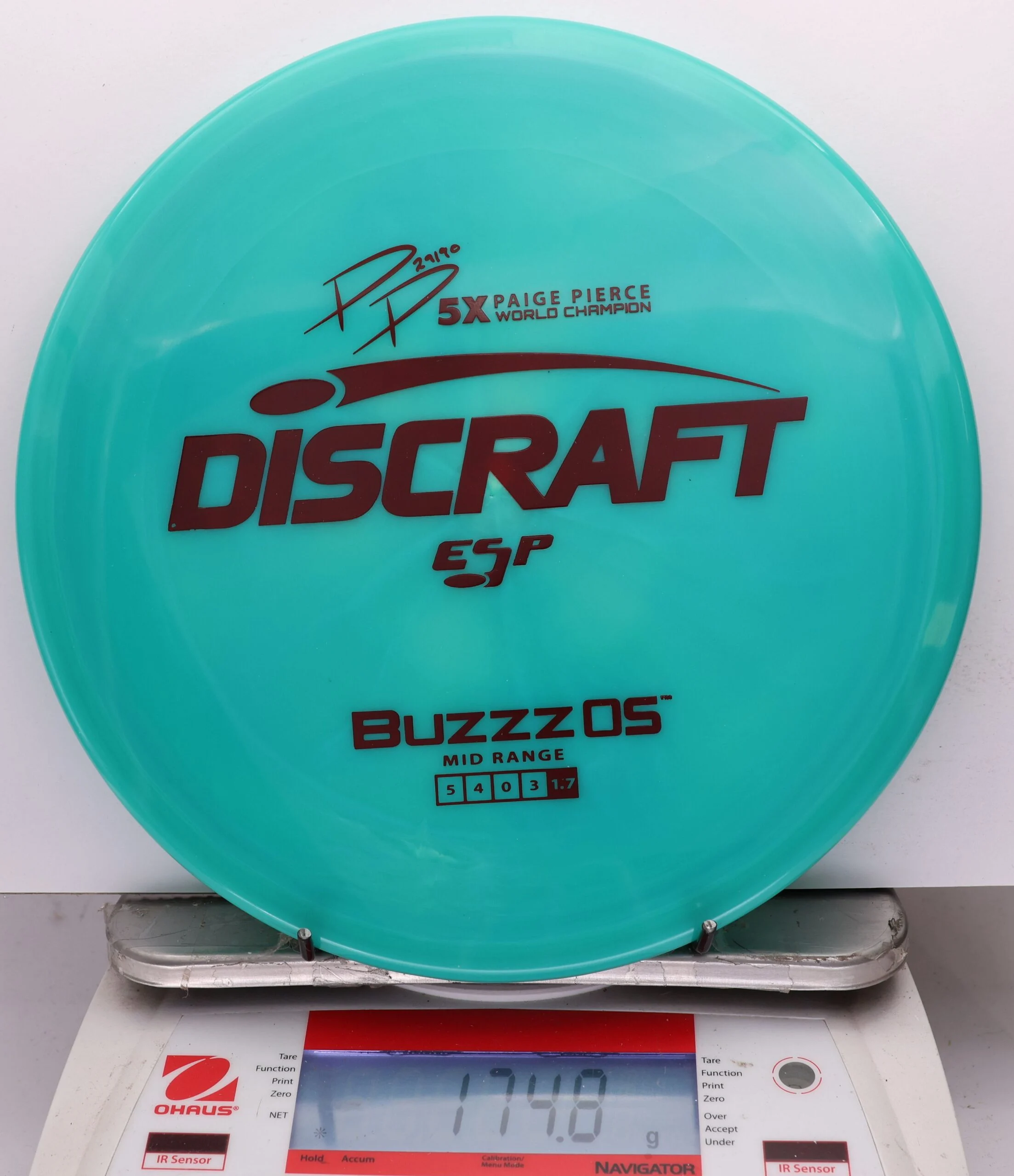 1070539 ESP Buzzz OS, Paige Pierce 5X - #475 Teal, 175