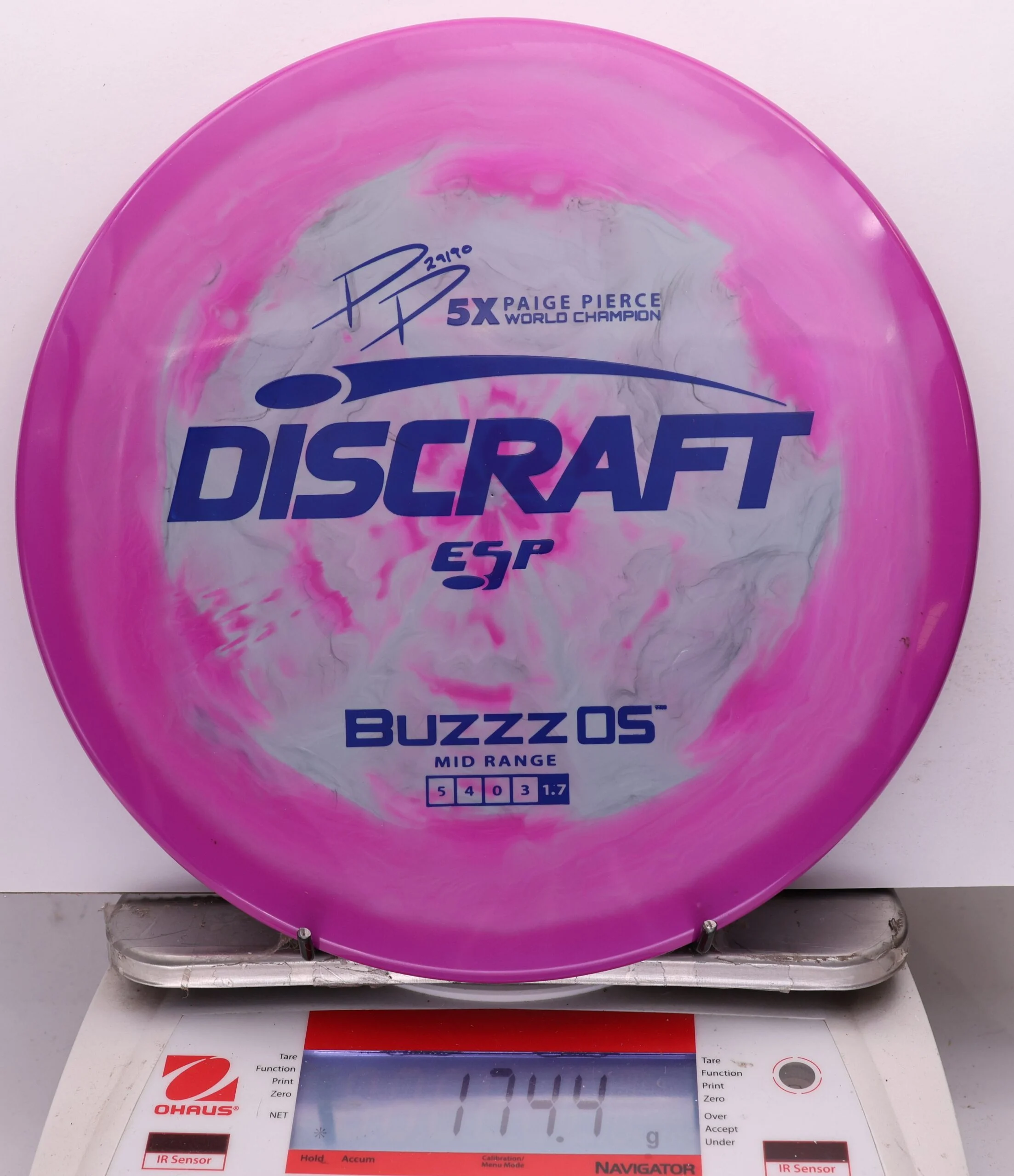 1070569 ESP Buzzz OS, Paige Pierce 5X - #480 MagentaGray, 174