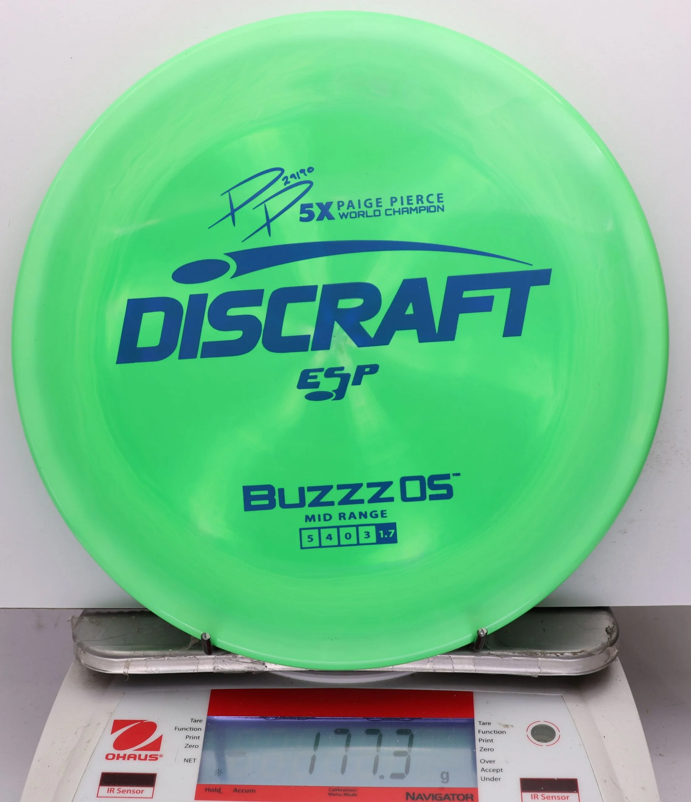 1070571 ESP Buzzz OS, Paige Pierce 5X - #482 NGreen, 177